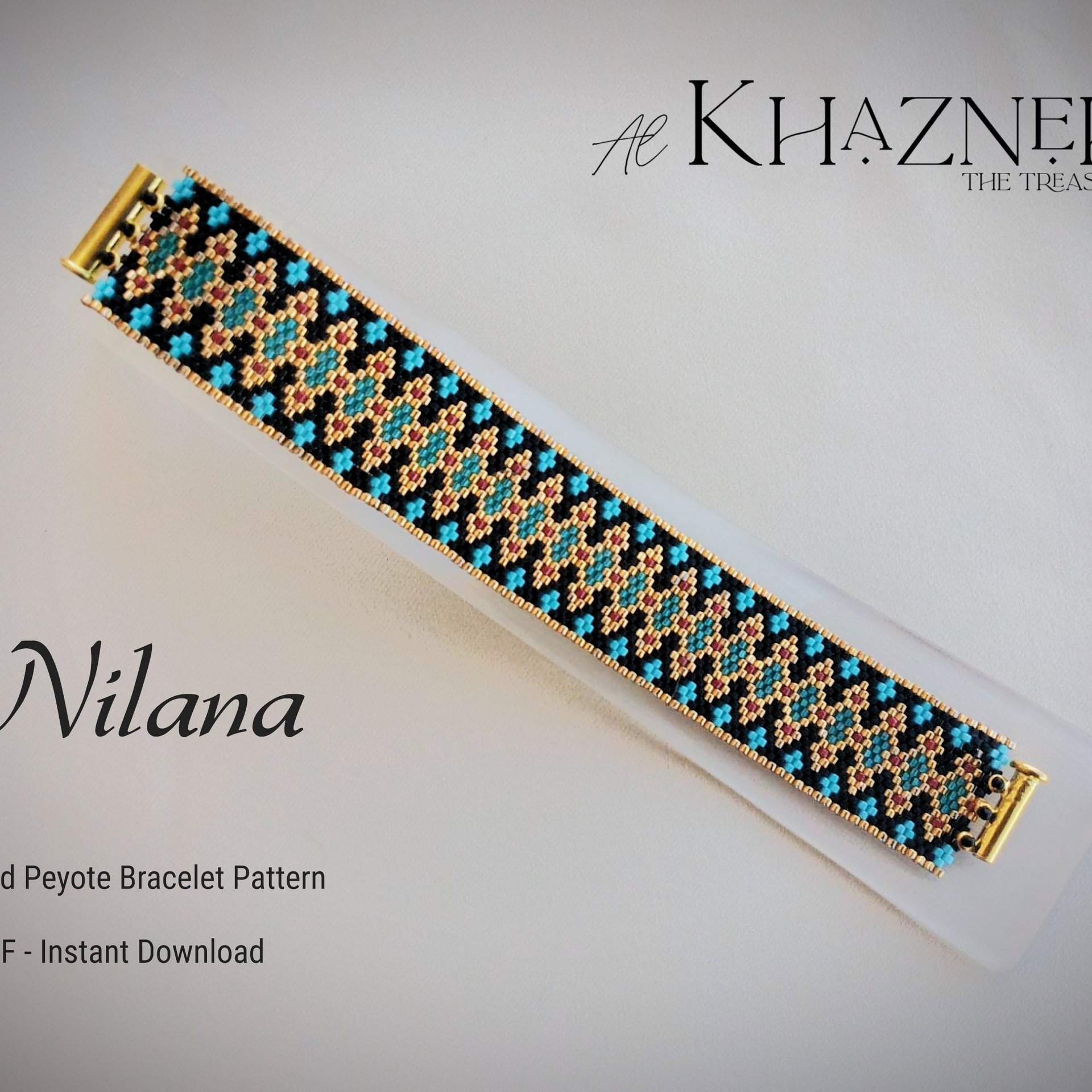 ODD Peyote Bracelet Pattern "NILANA"