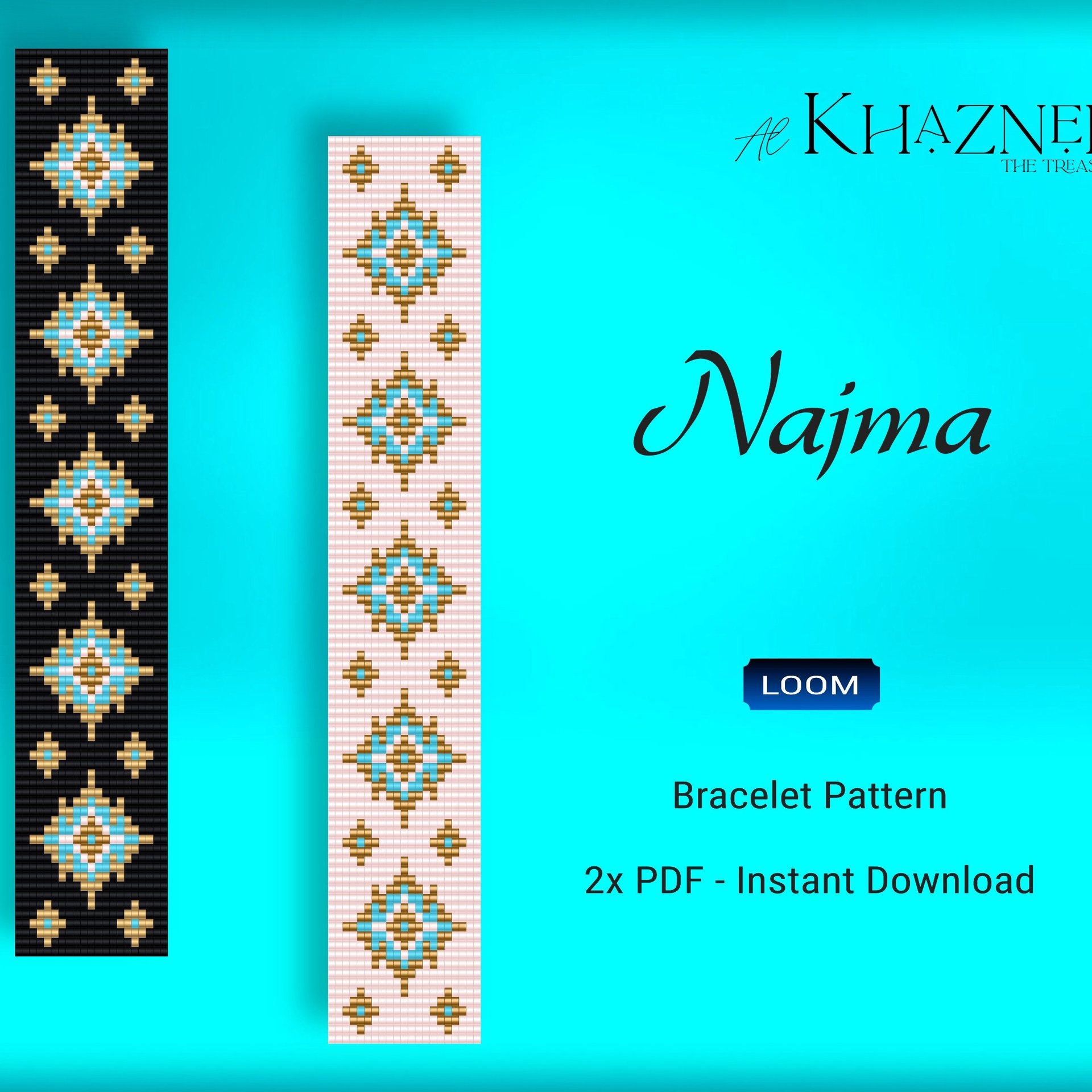 LOOM Bracelet Pattern "NAJMA"