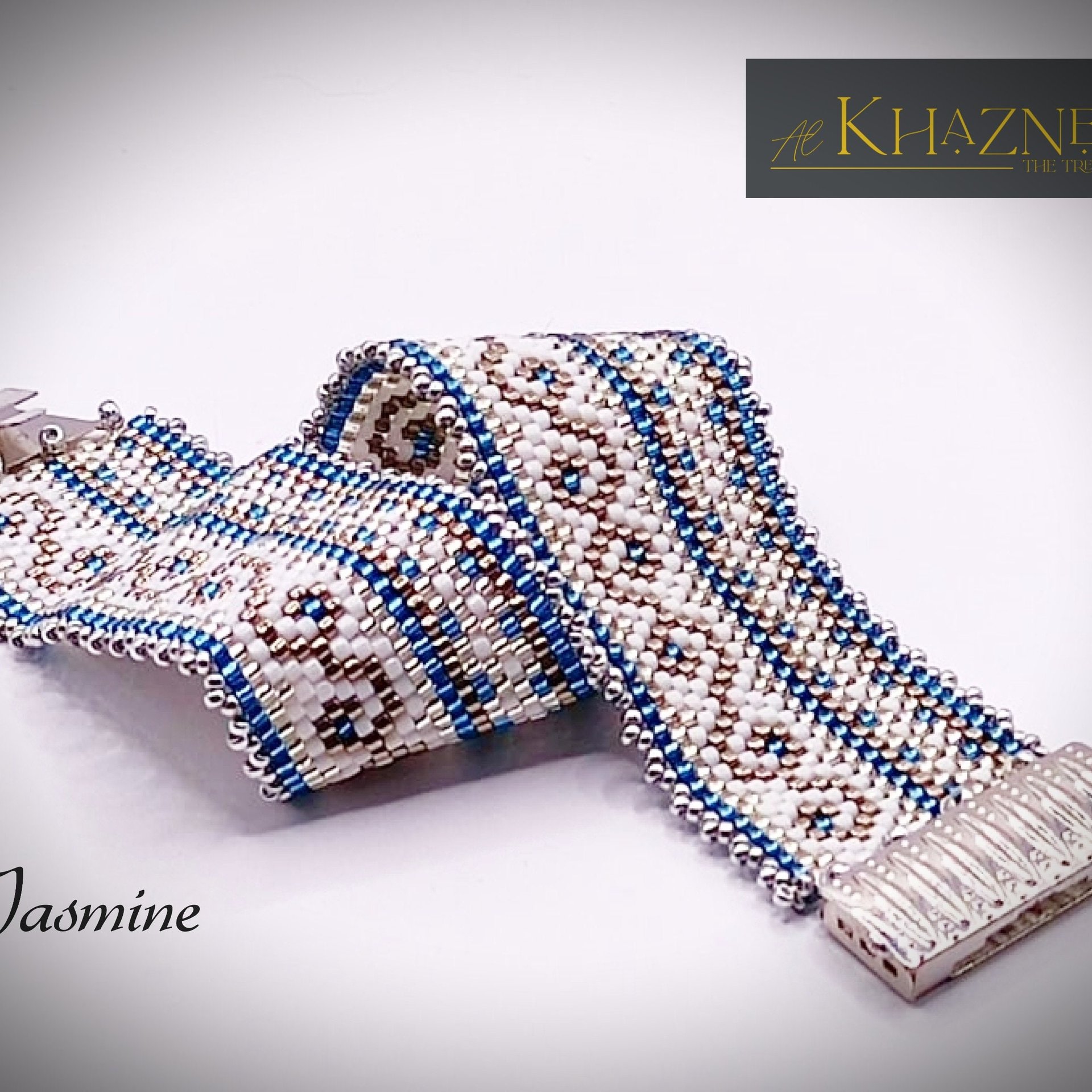 Even Peyote Bracelet Pattern "JASMINE"