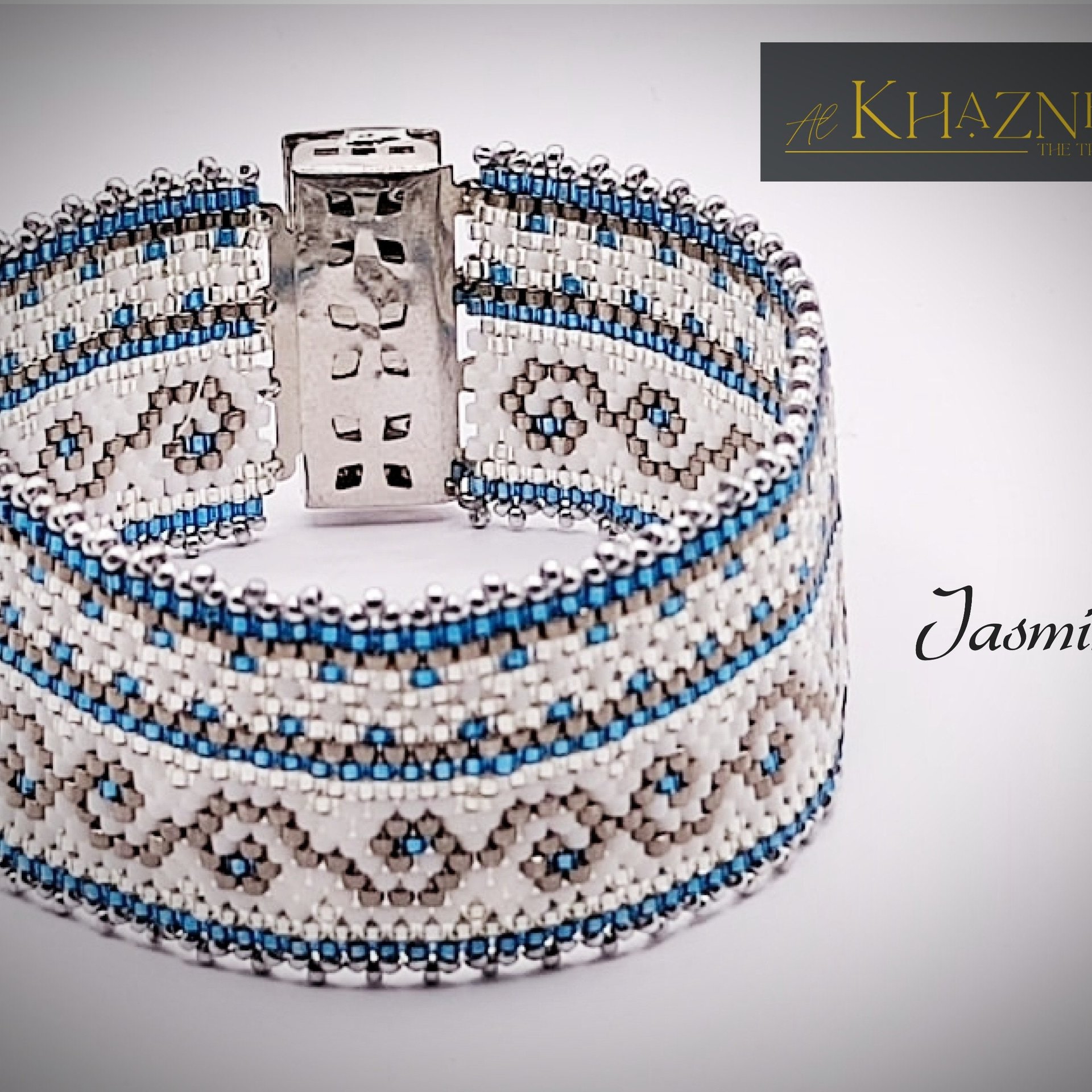 Even Peyote Bracelet Pattern "JASMINE"