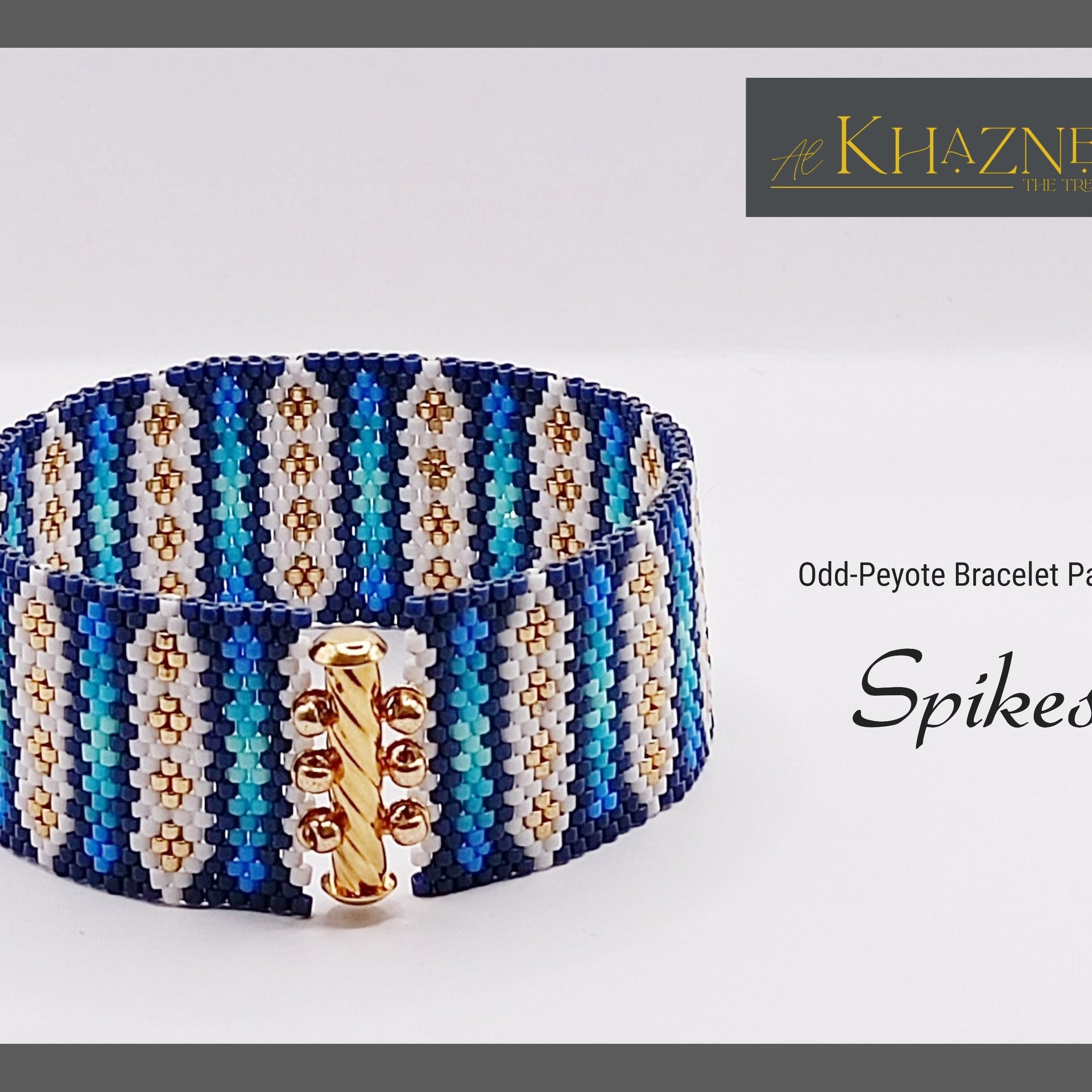 Odd-Peyote Bracelet Pattern "SPIKES"