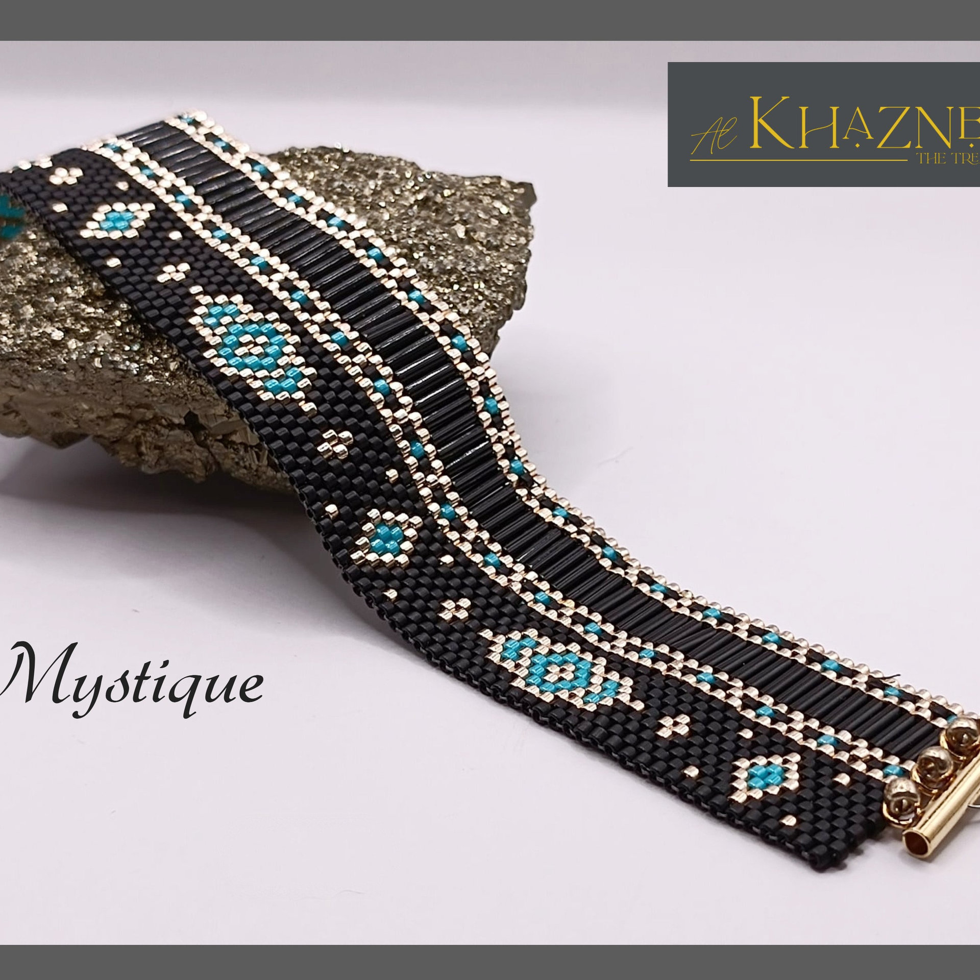EVEN-Peyote Bracelet Pattern "MYSTIQUE"