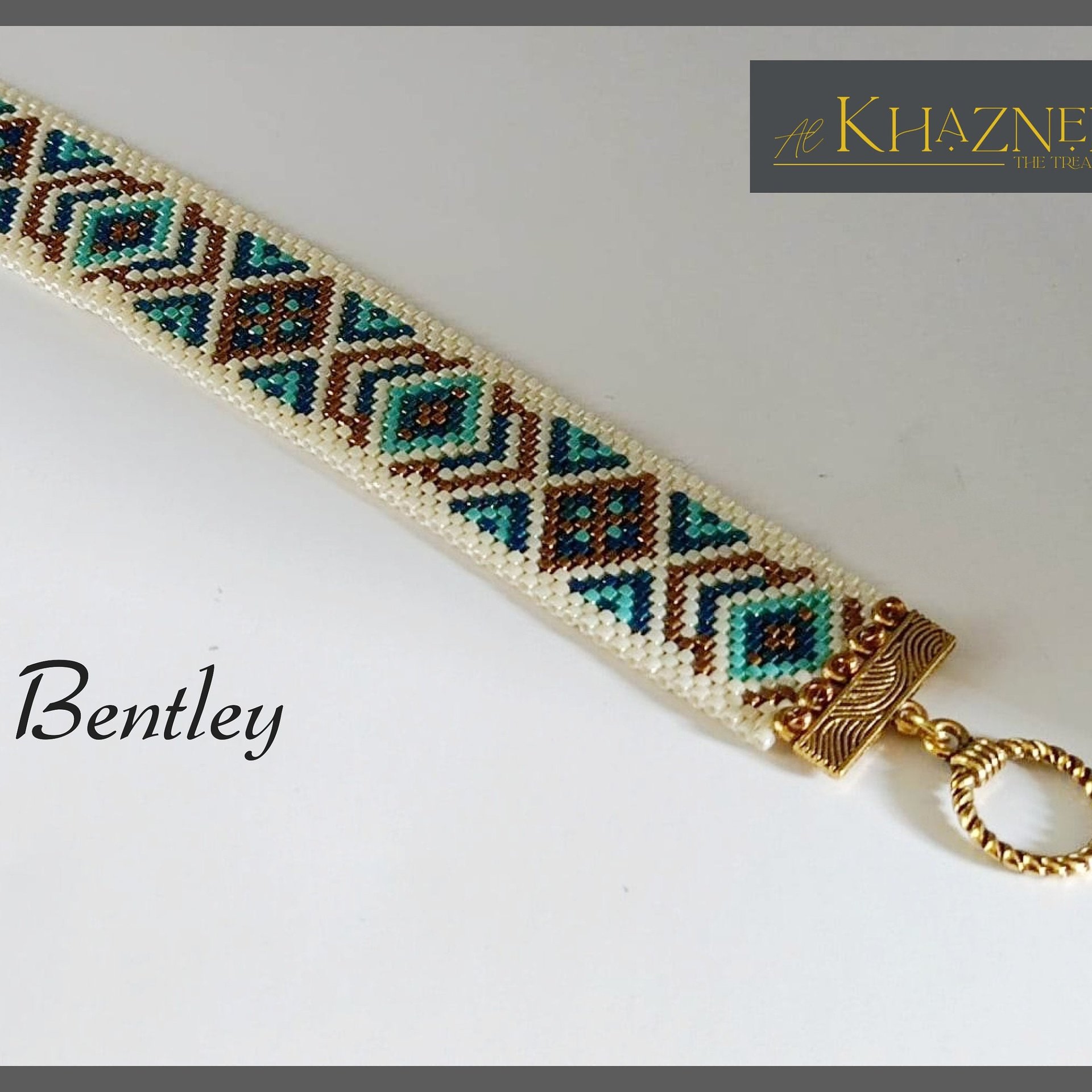 Odd Peyote Bracelet Pattern "BENTLEY"