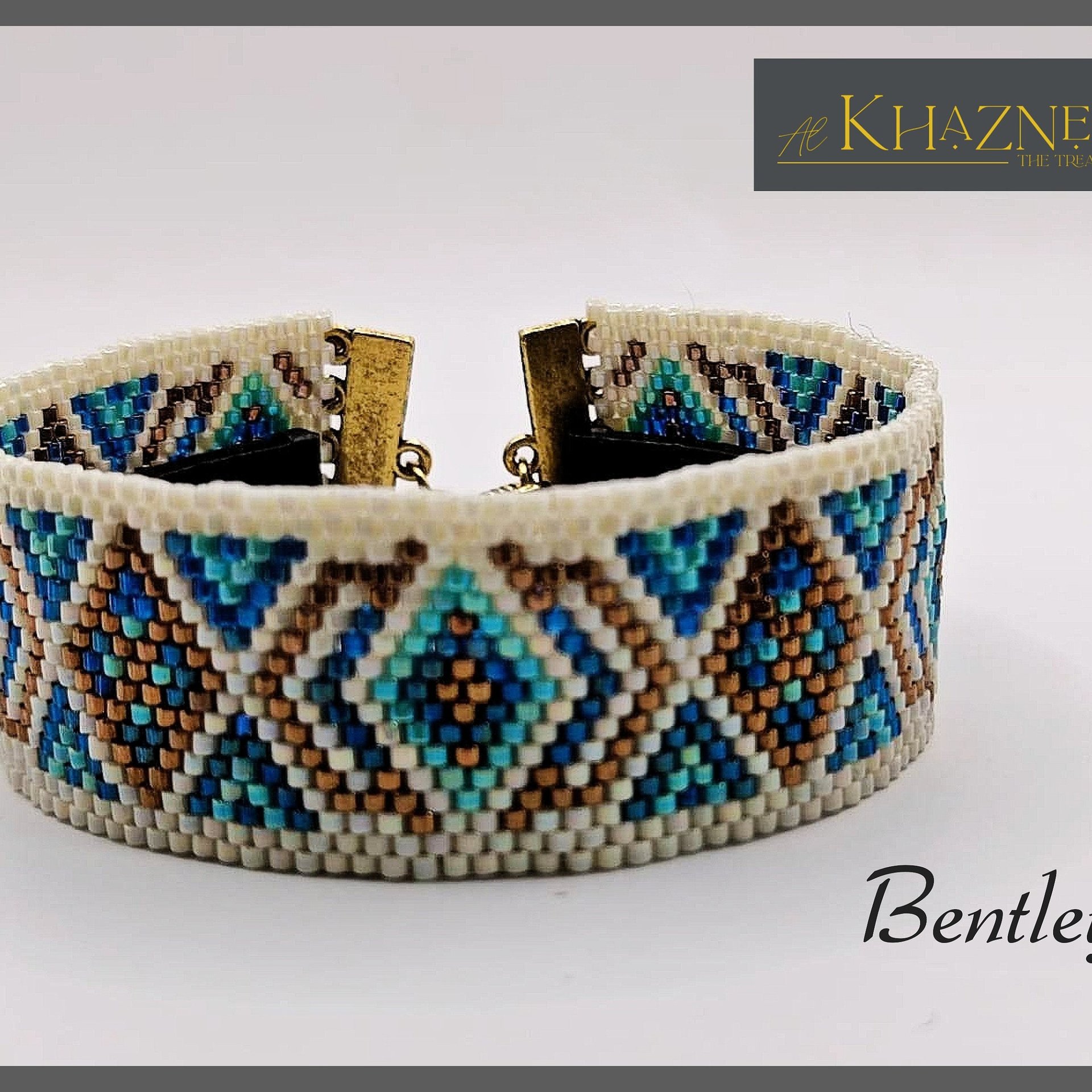 Odd Peyote Bracelet Pattern "BENTLEY"