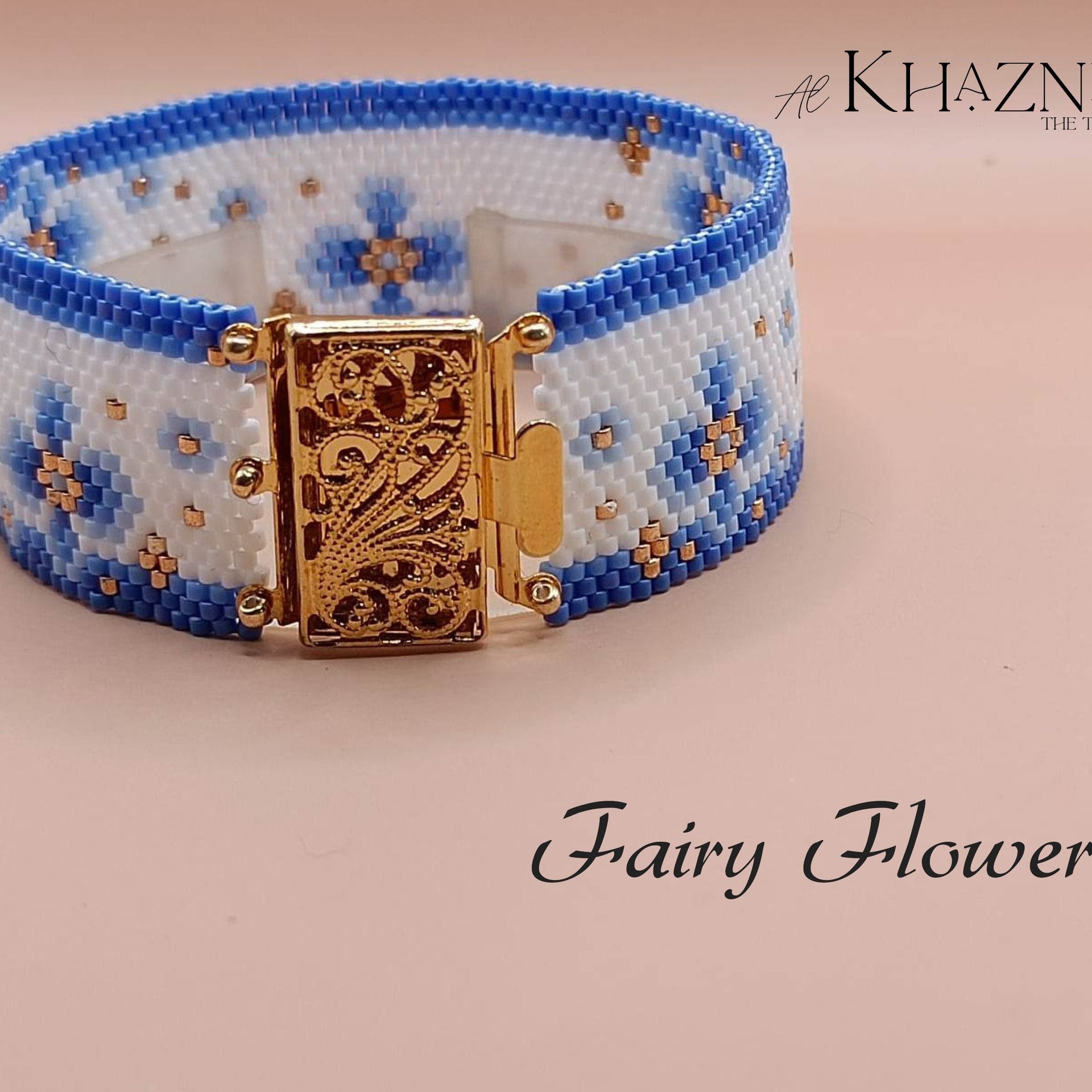 EVEN Peyote Bracelet Pattern "FAIRY FLOWERS"