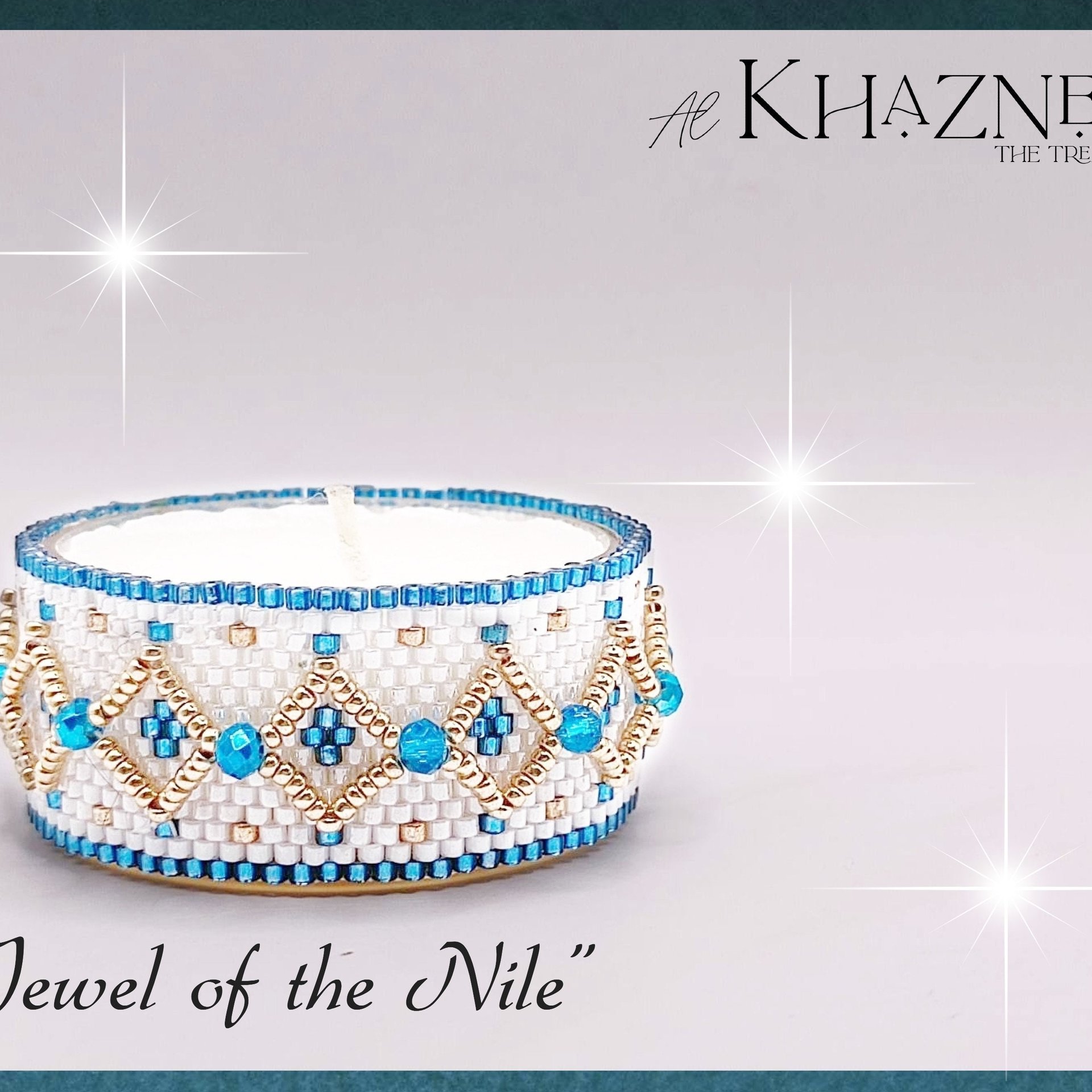 JEWEL of the NILE - Tealight Cover TUTORIAL - Odd Peyote