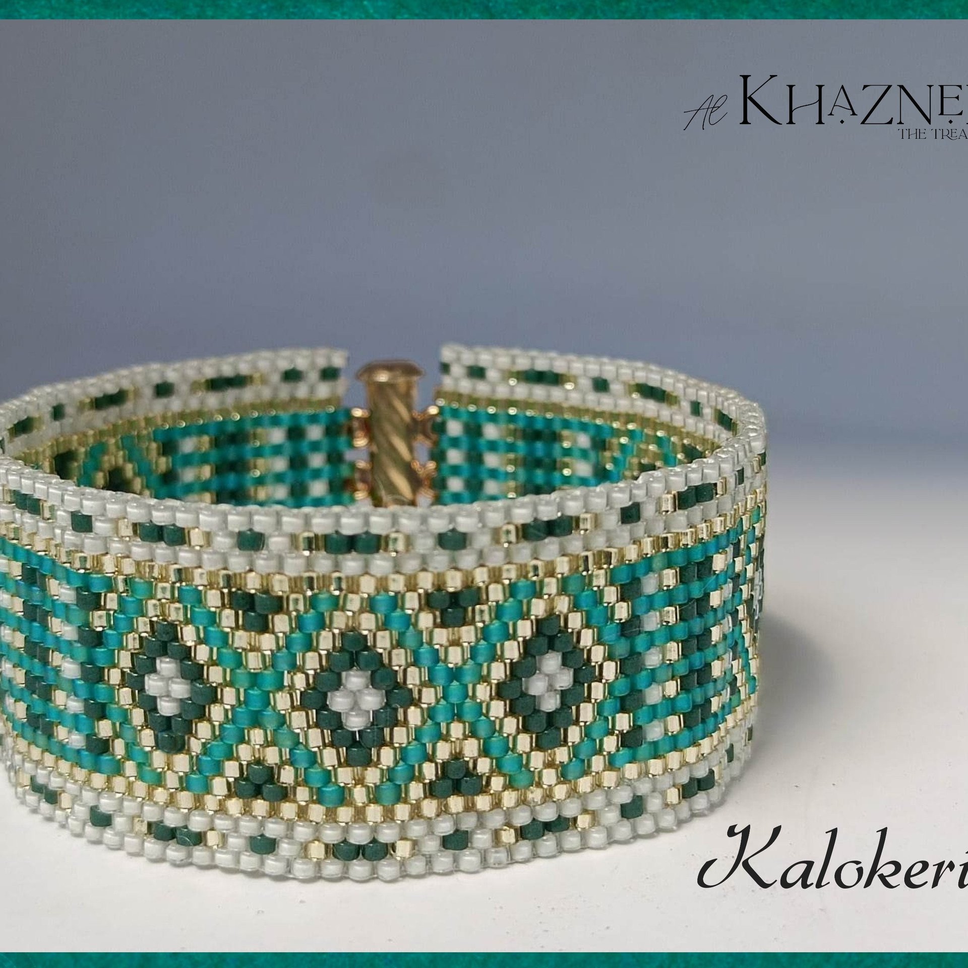 Odd Peyote Bracelet Pattern "KALOKERI"