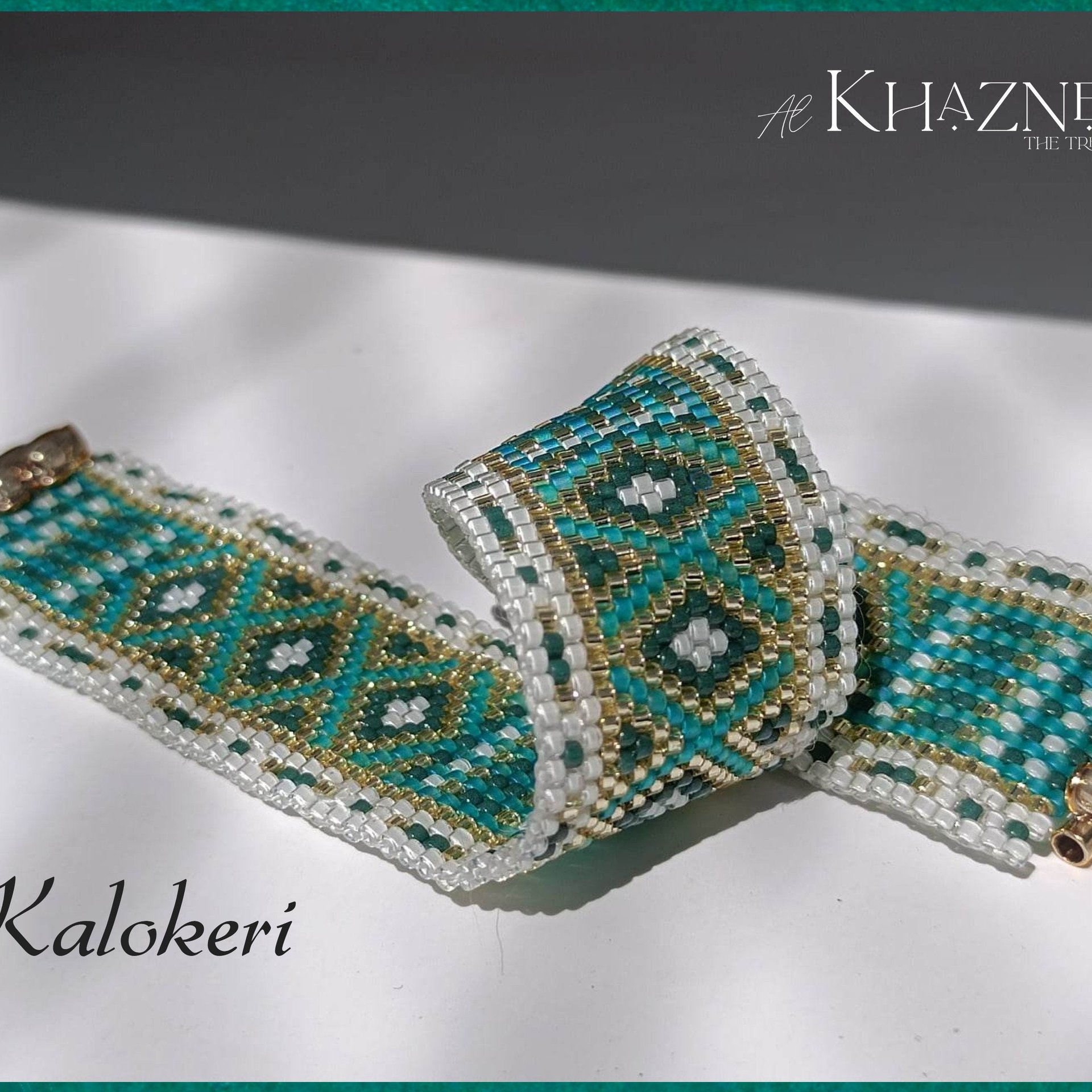 Odd Peyote Bracelet Pattern "KALOKERI"