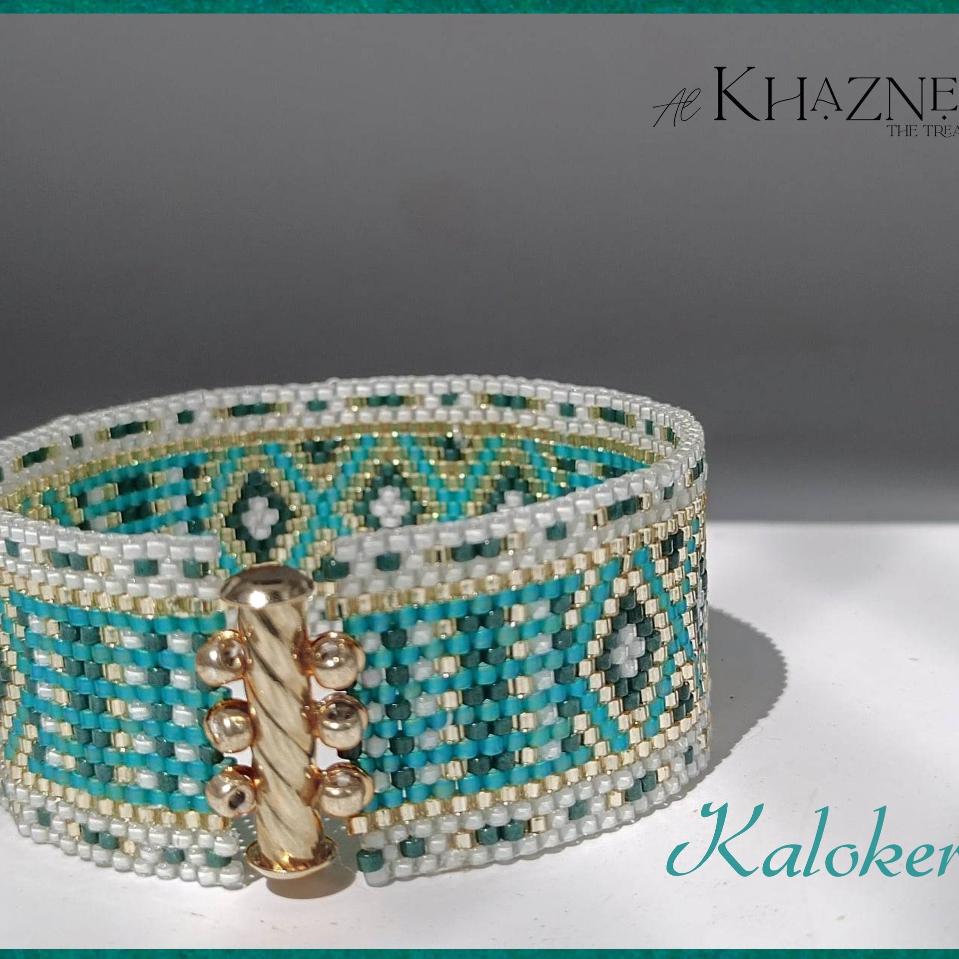 Odd Peyote Bracelet Pattern "KALOKERI"