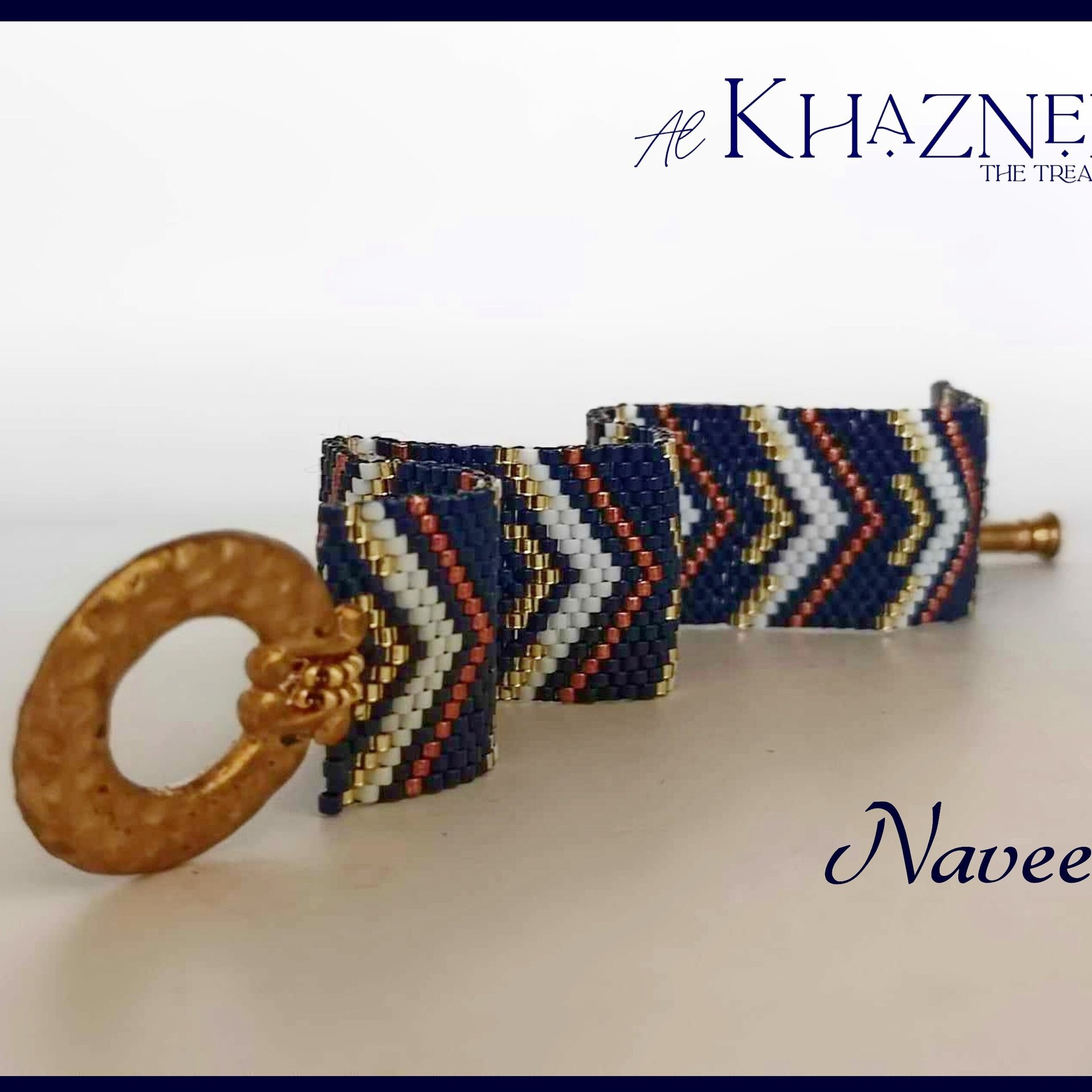 Odd Peyote Bracelet Pattern "NAVEEN"