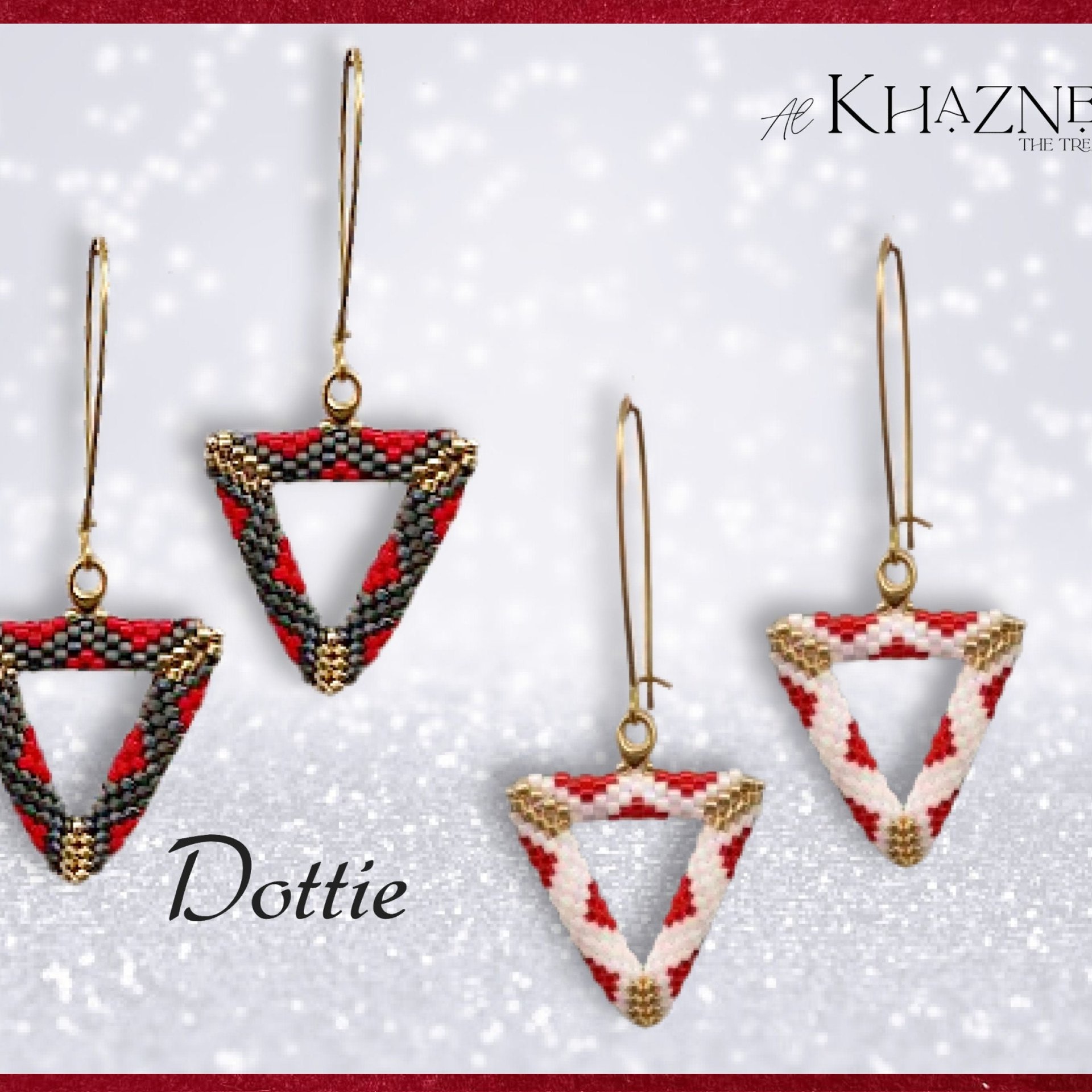 Open Triangle Earrings Pattern "DOTTIE"