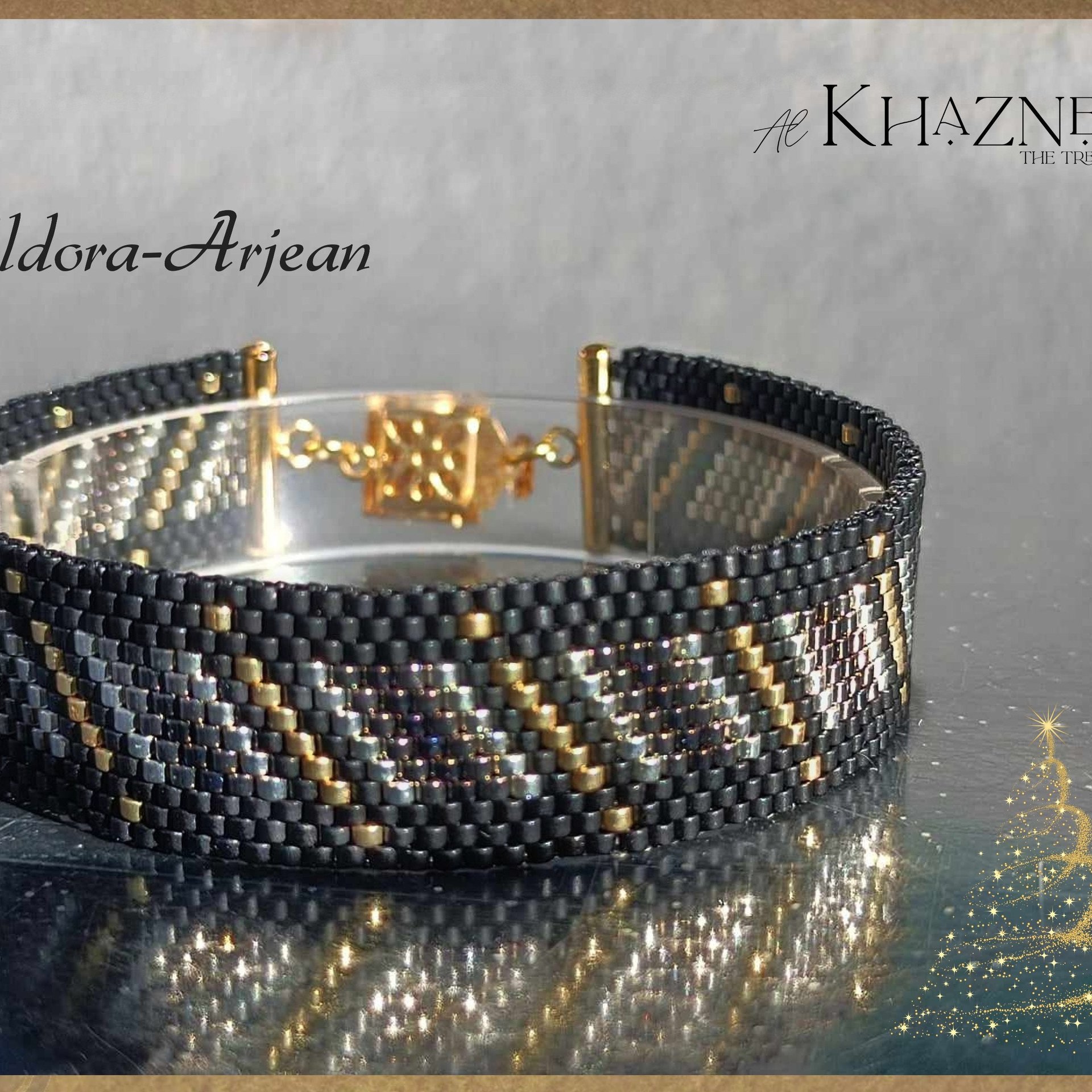 TWO Narrow Even Peyote Bracelet Patterns "ELDORA-ARJEAN"