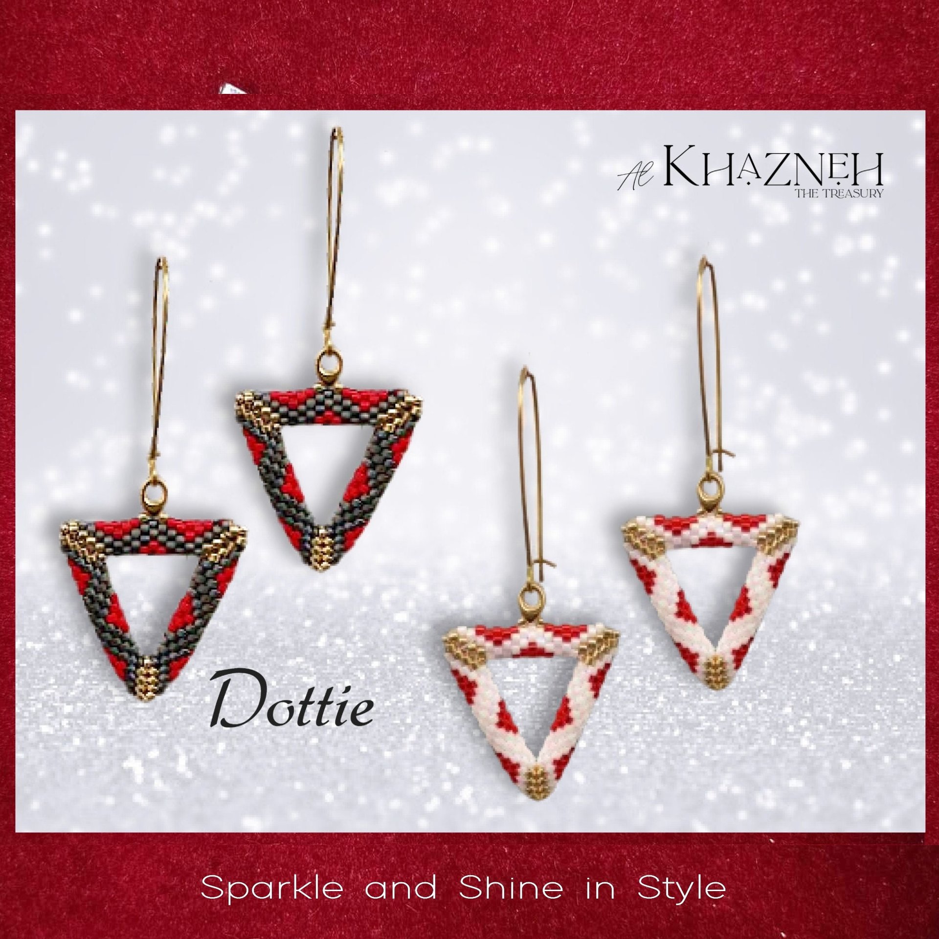 Open Triangle Earrings Pattern "DOTTIE"