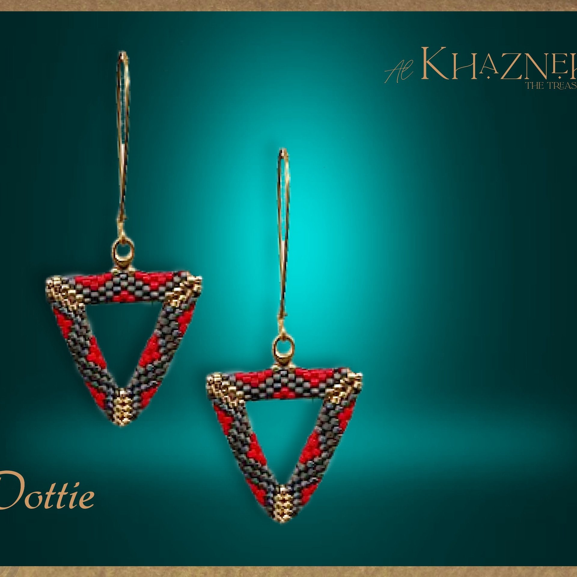Open Triangle Earrings Pattern "DOTTIE"