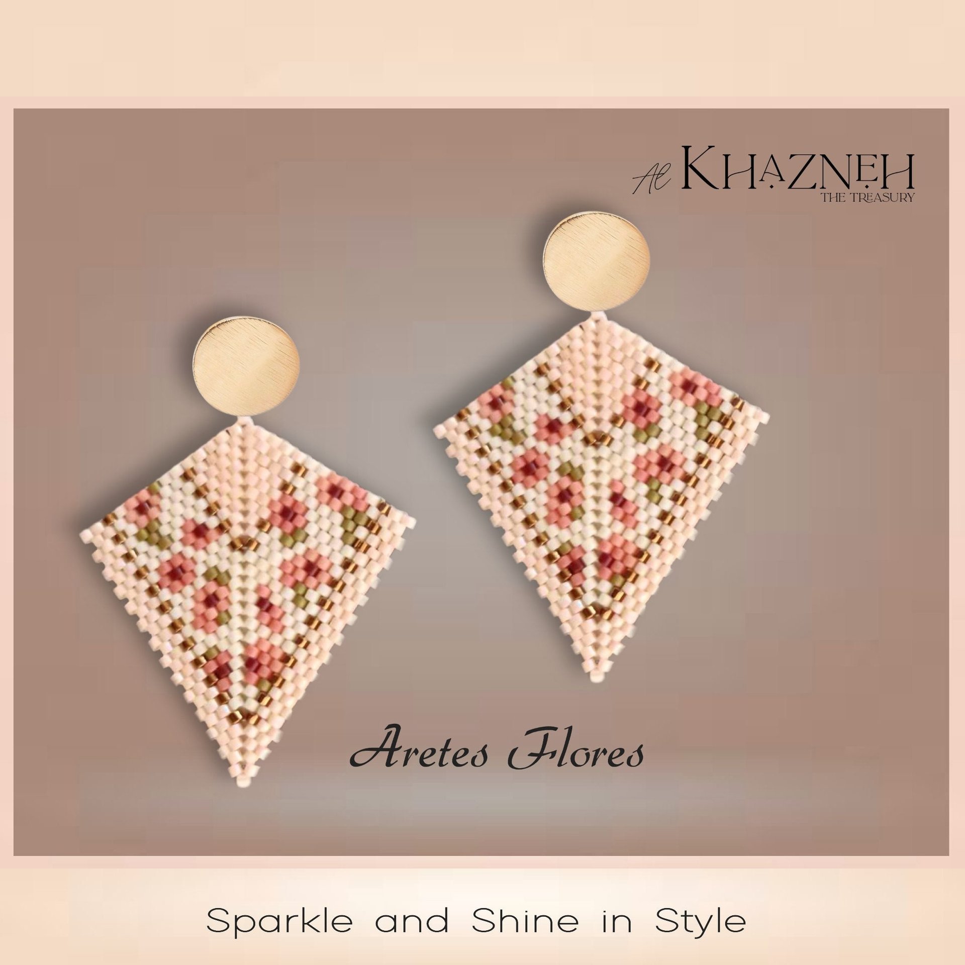 ARETES FLORES Kite Earrings Pattern