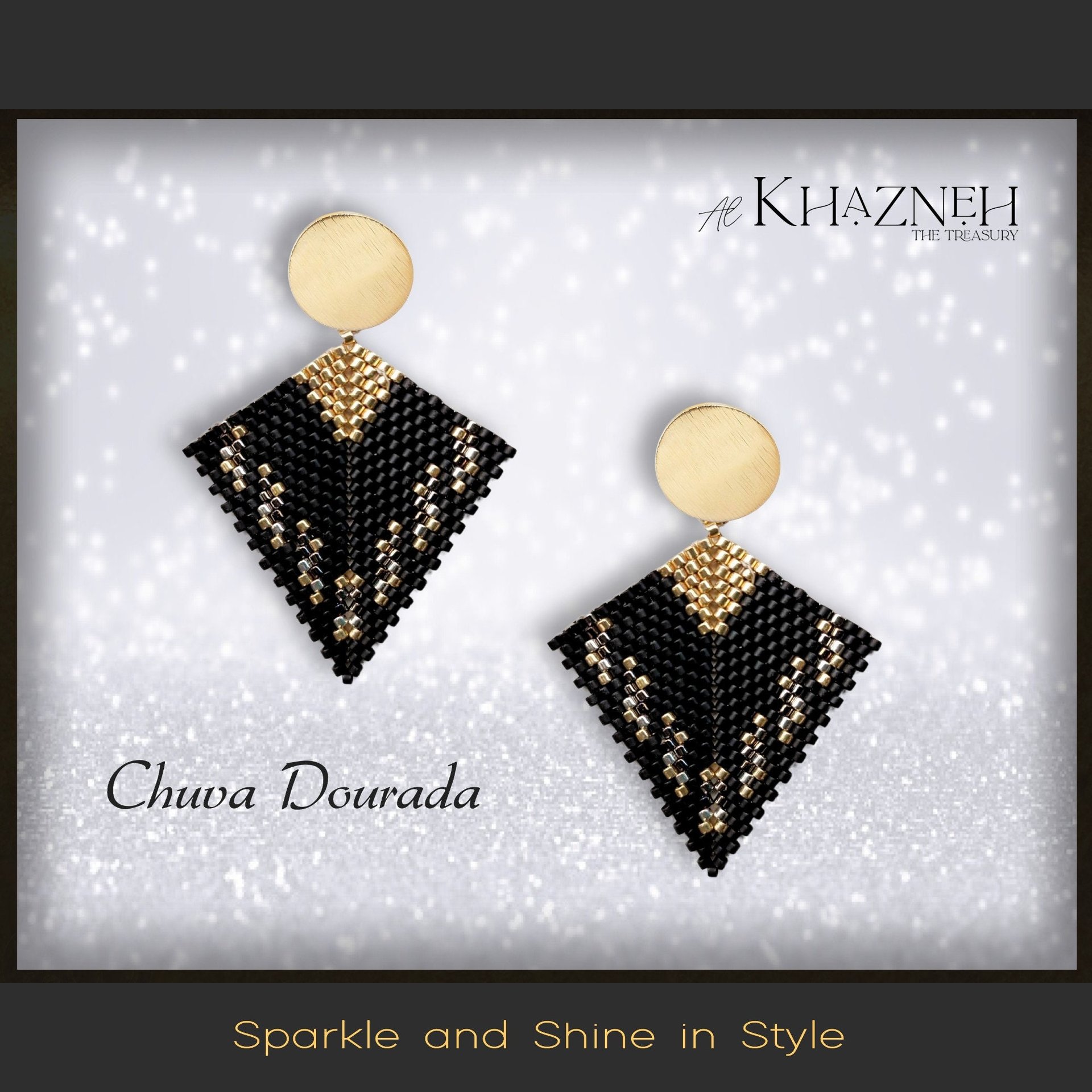 CHUVA DOURADA - KITE Earrings Tutorial