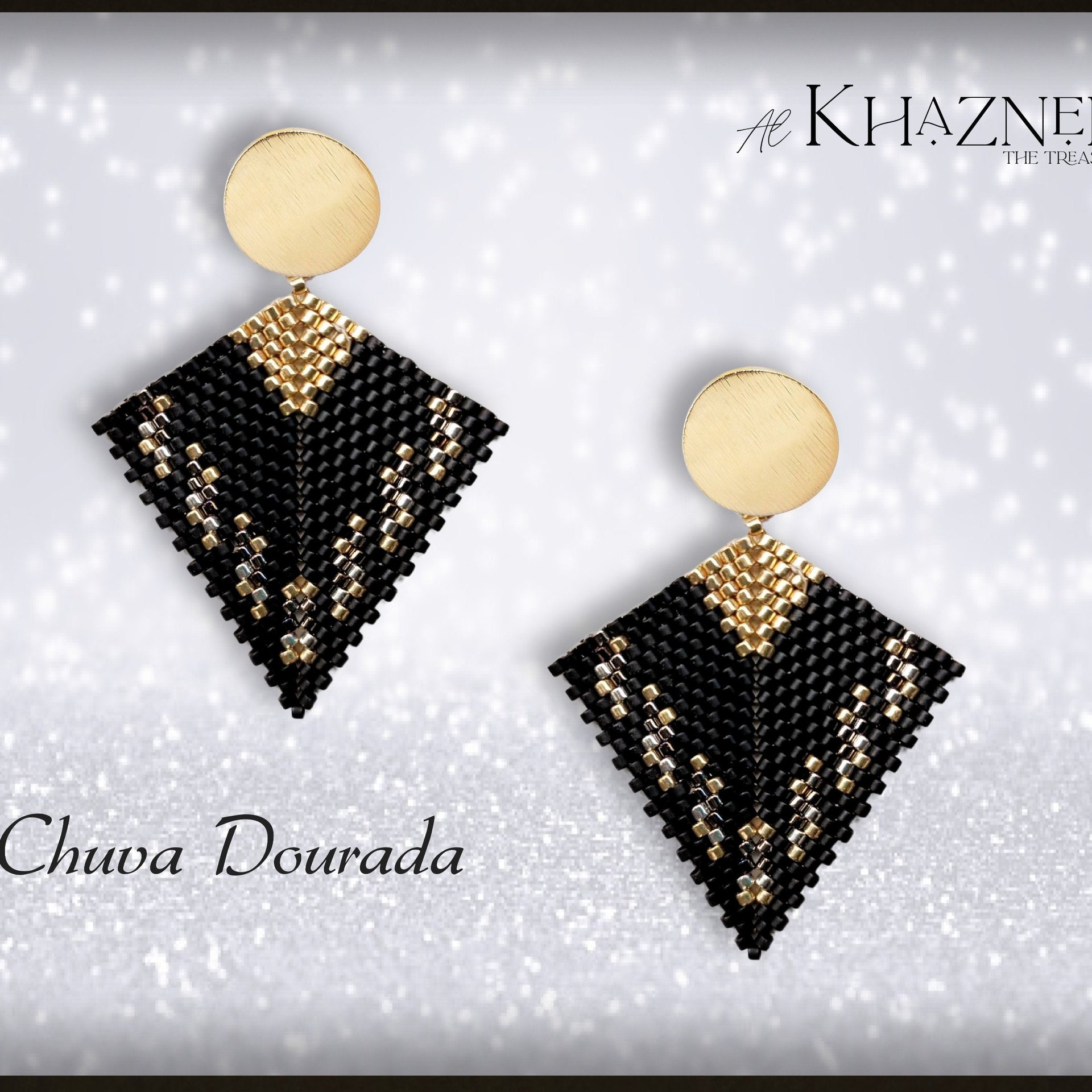 CHUVA DOURADA - KITE Earrings Tutorial