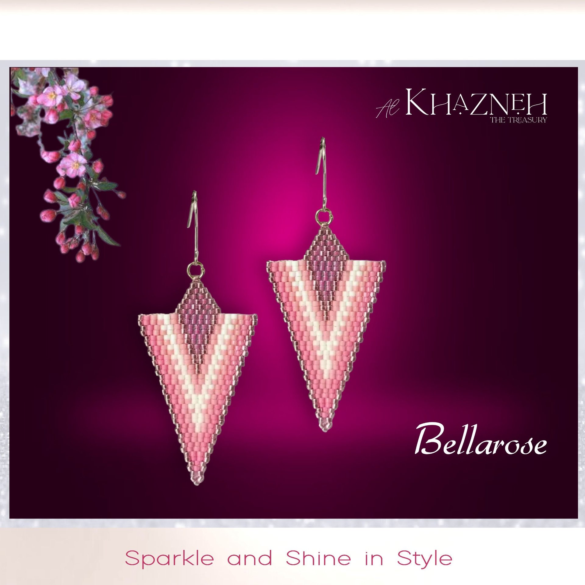 BELLAROSE - 2-Drop Peyote & Brick Stitch Earrings Tutorial