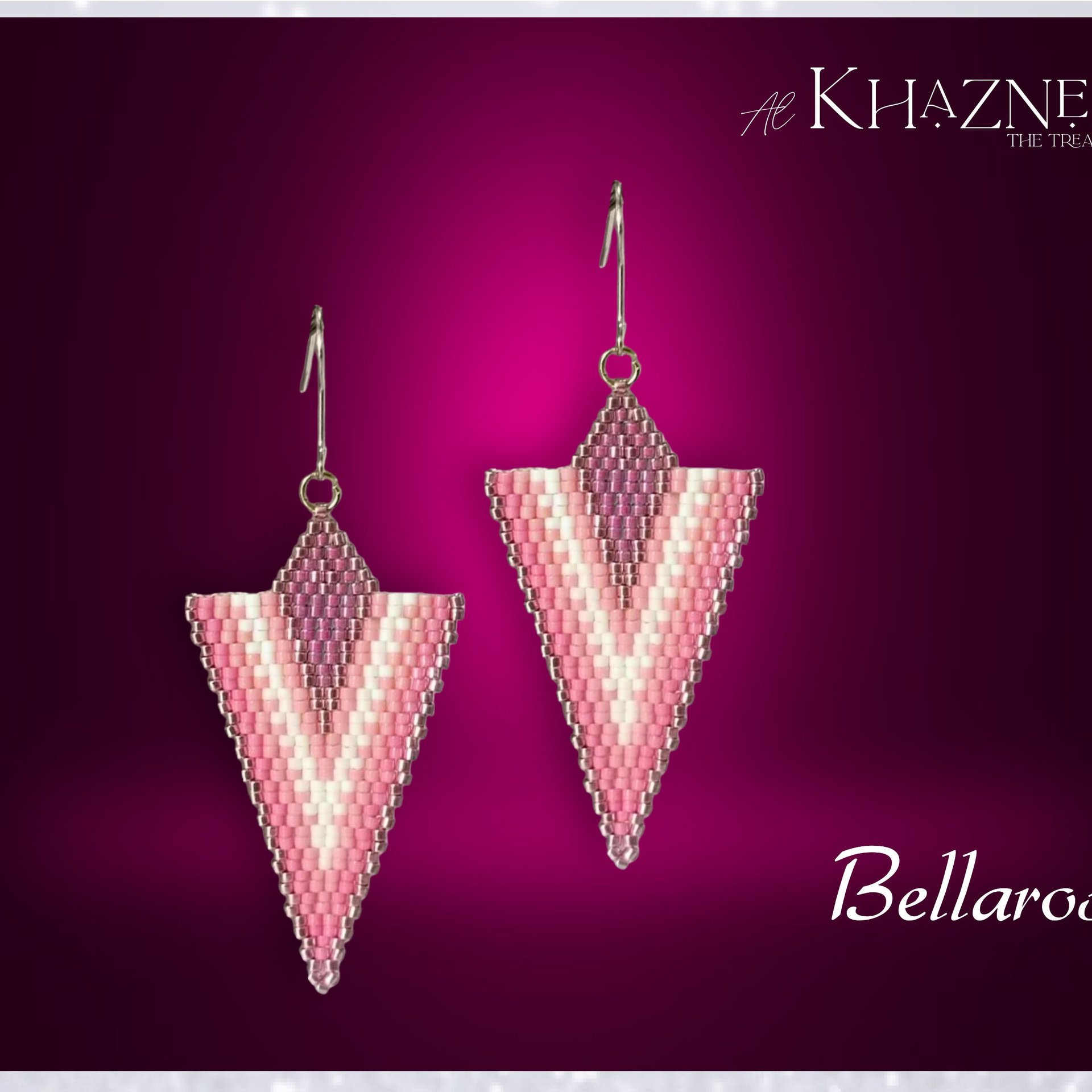 BELLAROSE - 2-Drop Peyote & Brick Stitch Earrings Tutorial