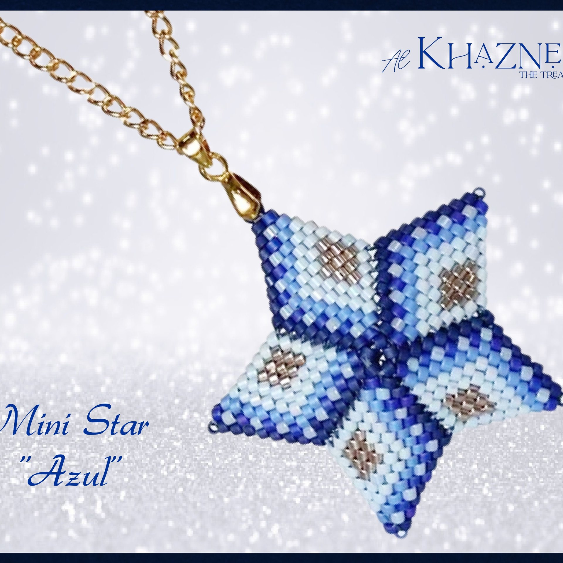 Mini 3D Star "AZUL"