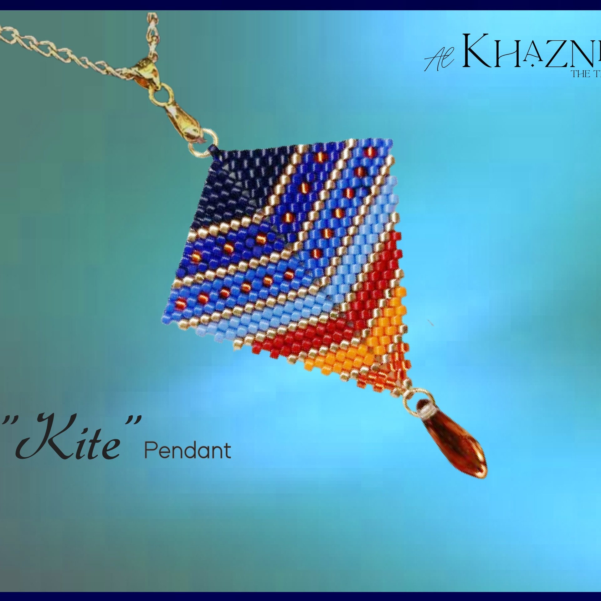 KITE - Earring, Purse Charm, Pendant, Car mirror Charm Pattern