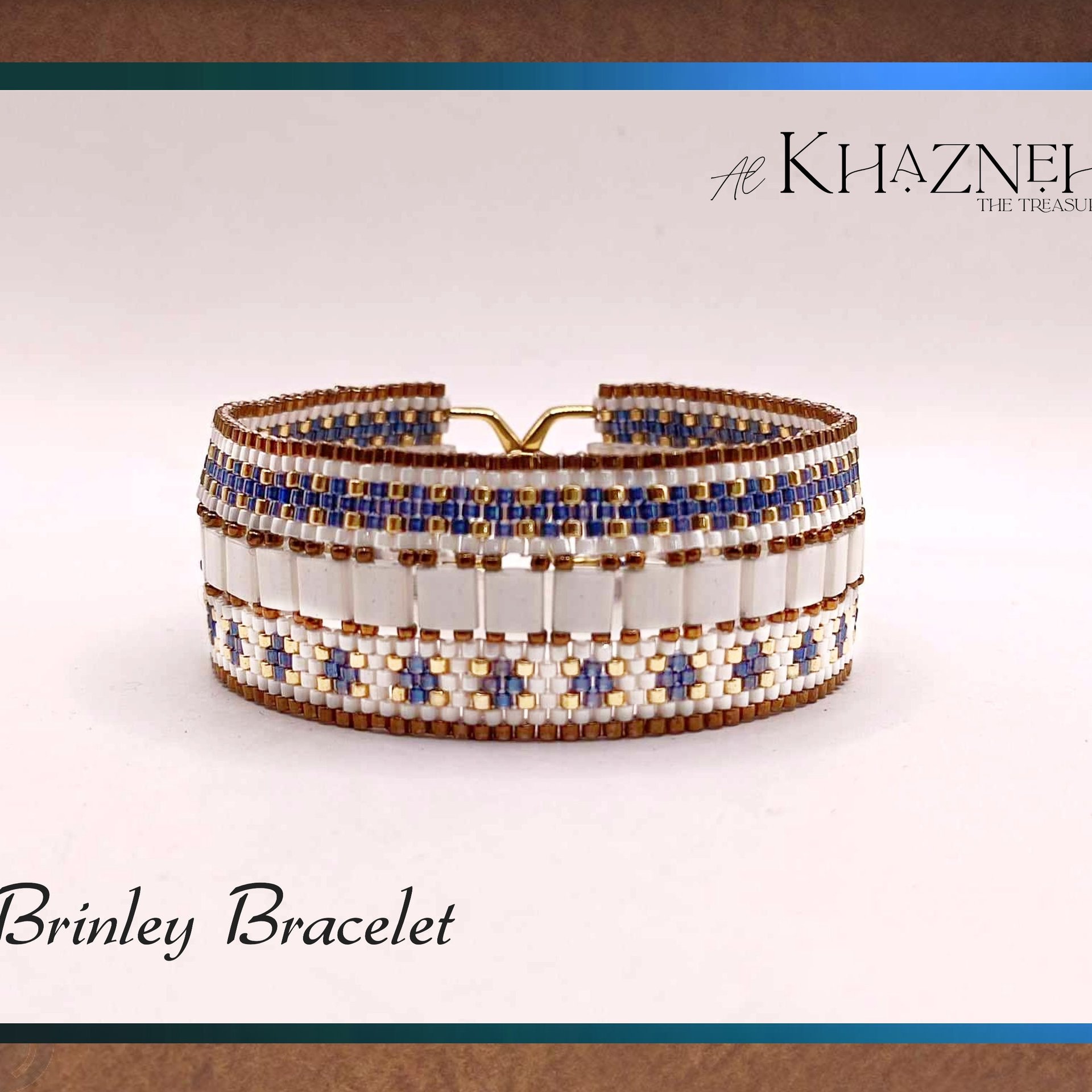Even Peyote Bracelet Pattern with Tila's - "BRINLEY"