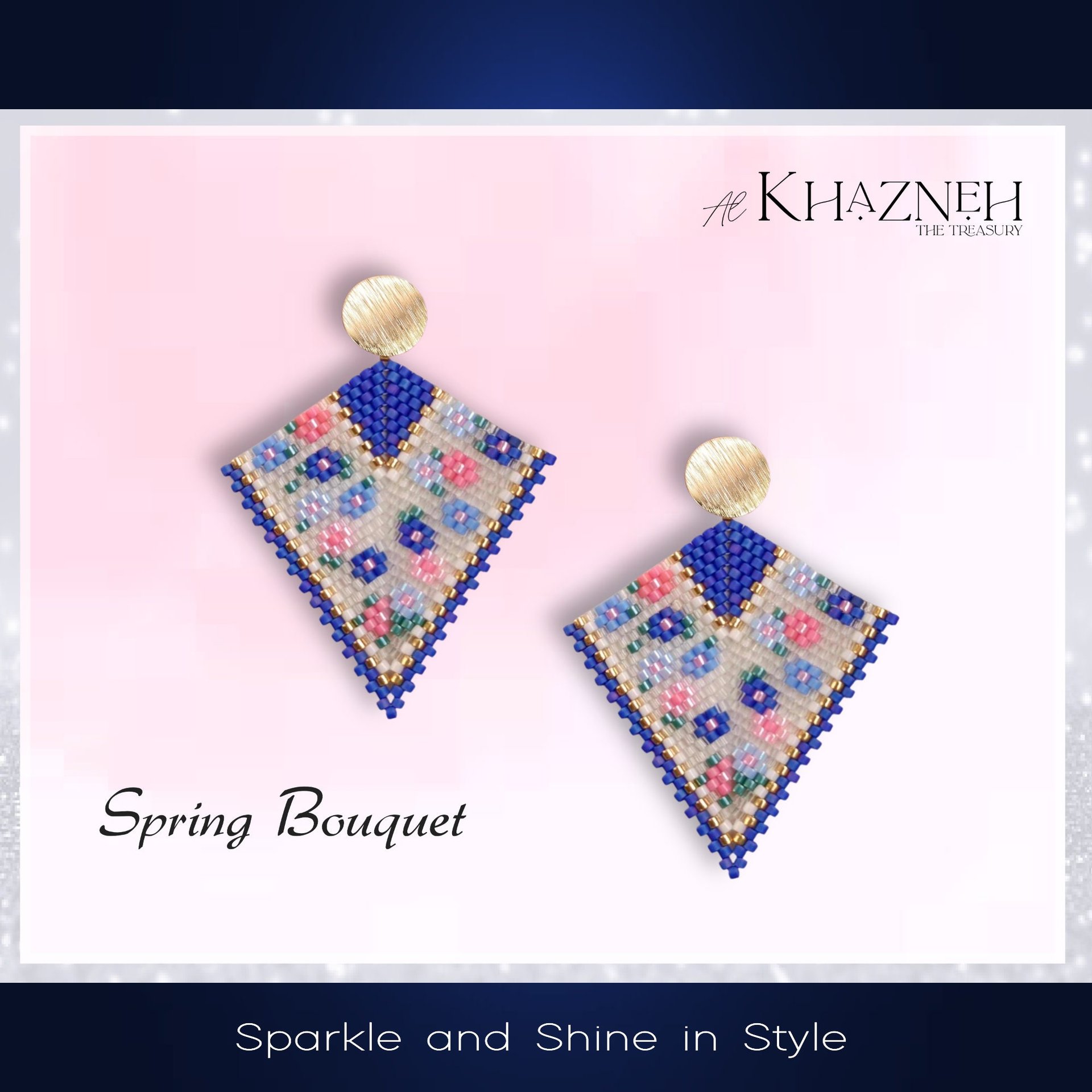SPRING BOUQUET Kite Earrings Pattern