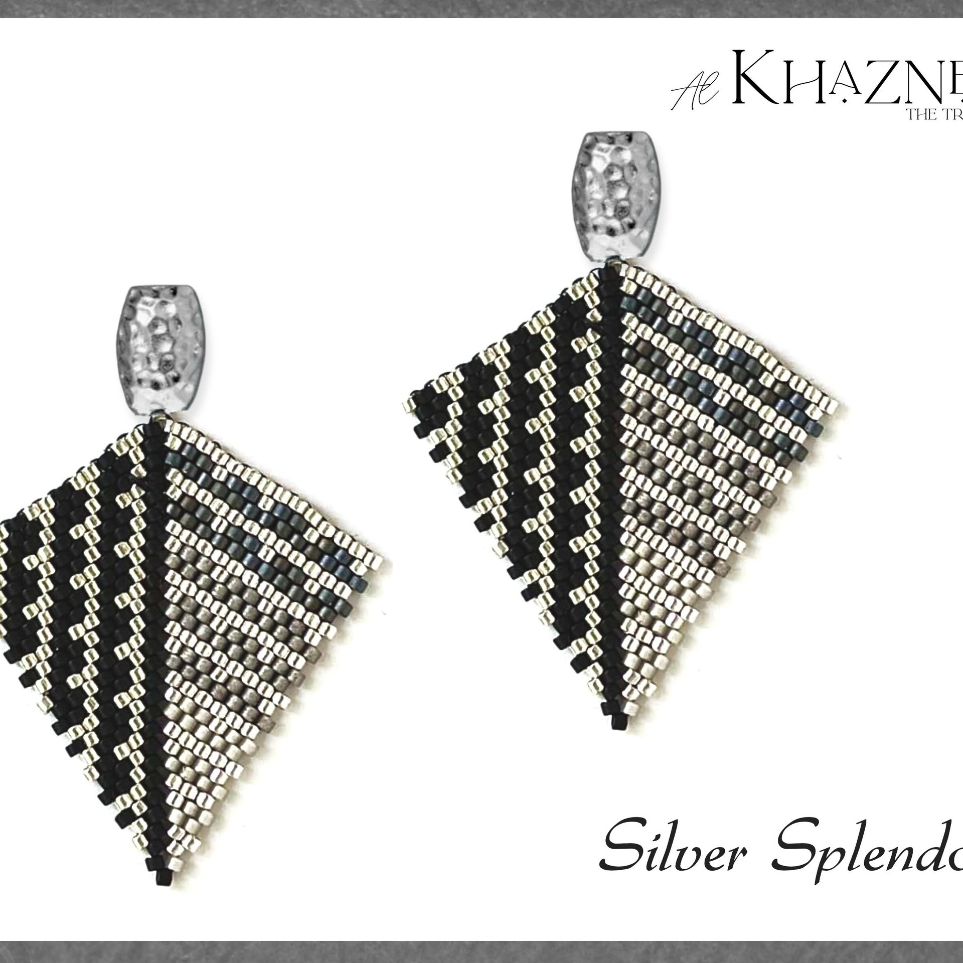 SILVER SPLENDORE Kite Earrings Pattern