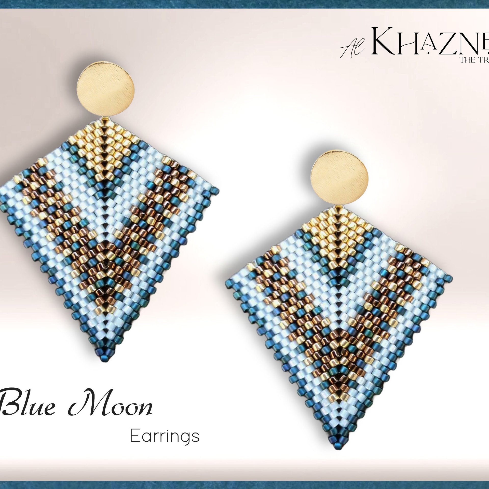 BLUE MOON Kite Earrings Pattern