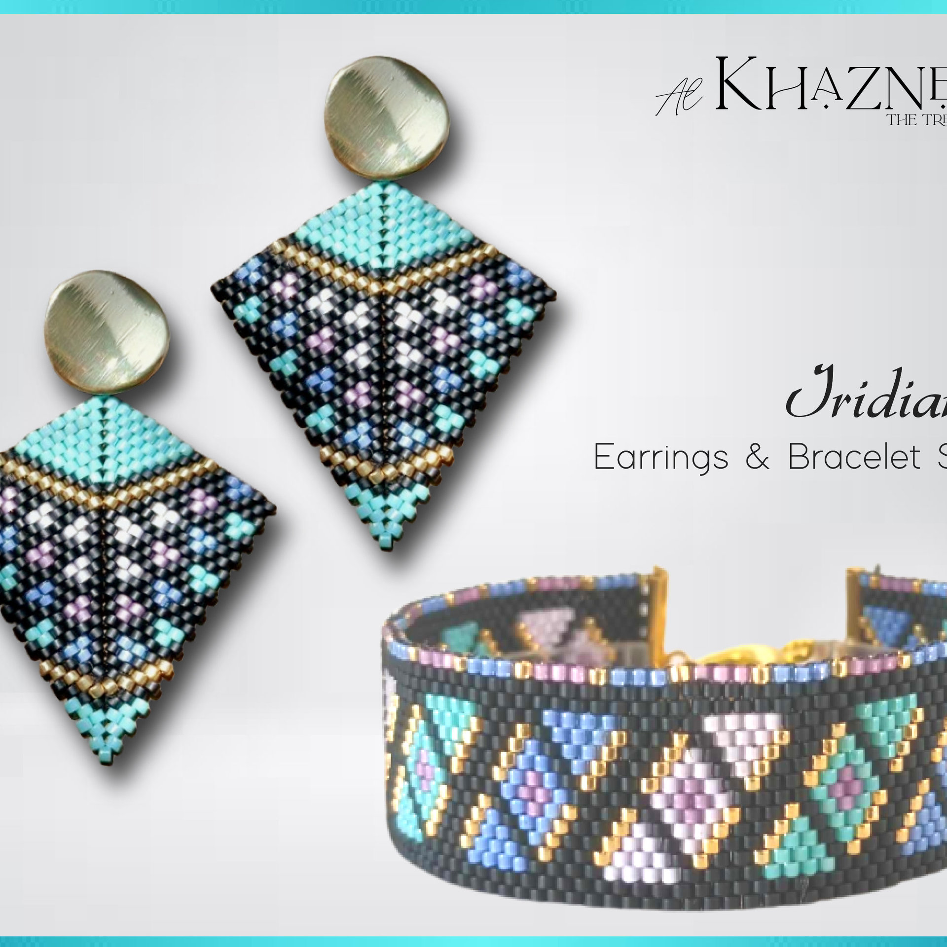 IRIDIANA - Kite Earrings & Bracelet SET
