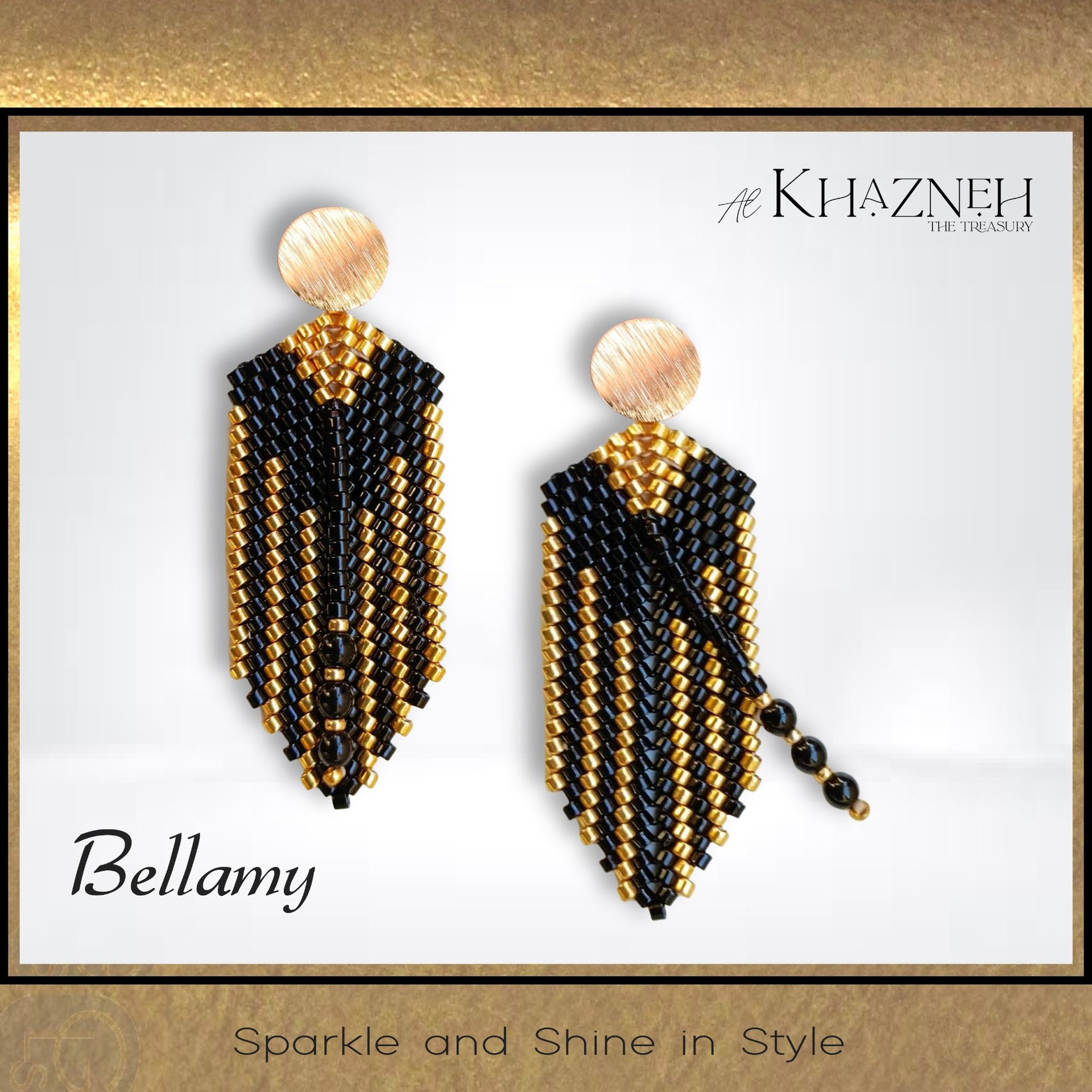 BELLAMY - Elegant Peyote Earrings Pattern