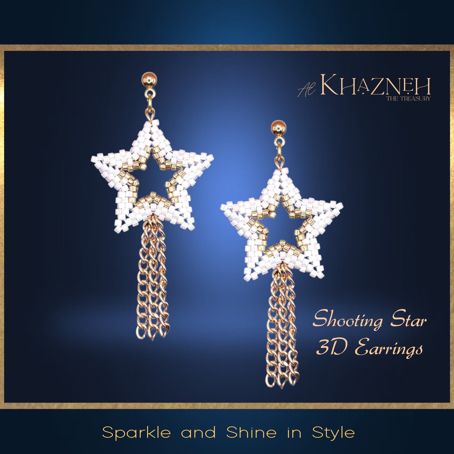 SHOOTING STAR 3D Earrings Tutorial