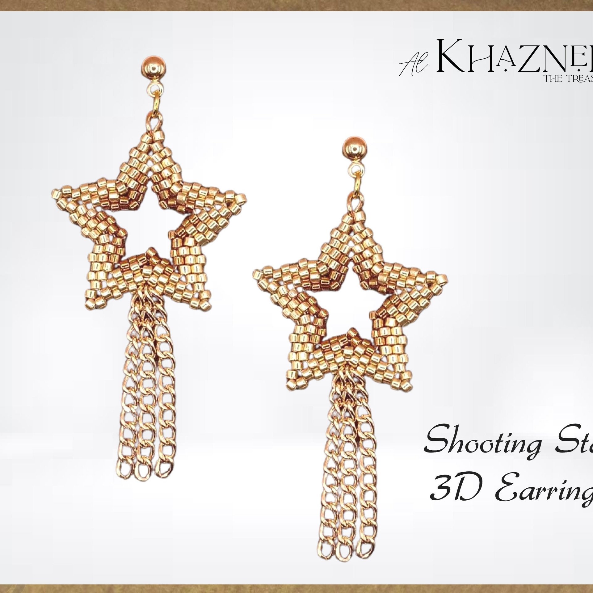 SHOOTING STAR 3D Earrings Tutorial