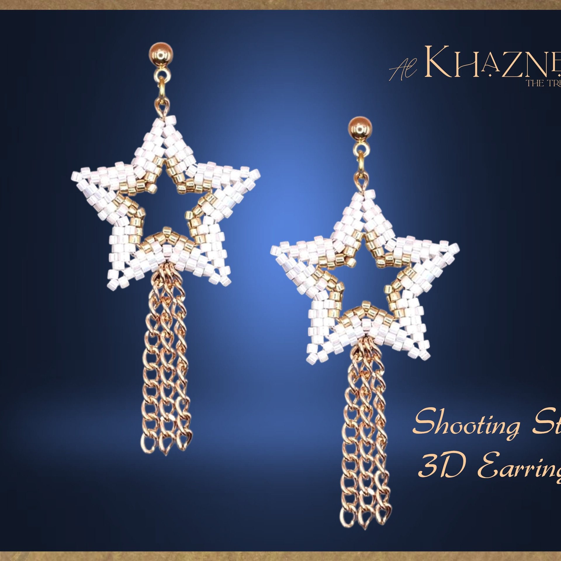 SHOOTING STAR 3D Earrings Tutorial