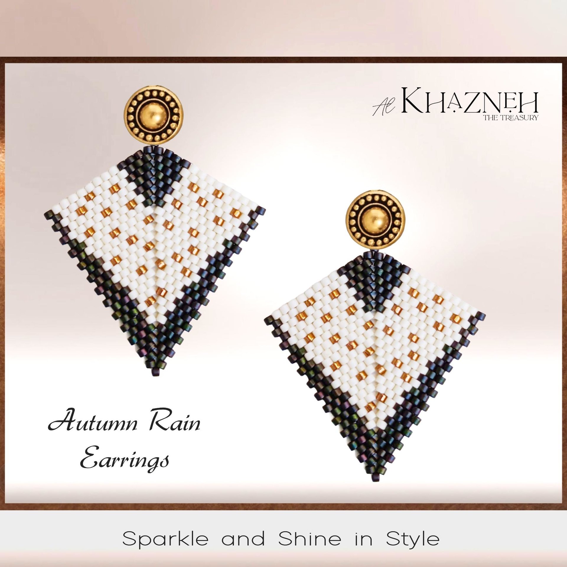 AUTUMN RAIN Kite Earrings Pattern