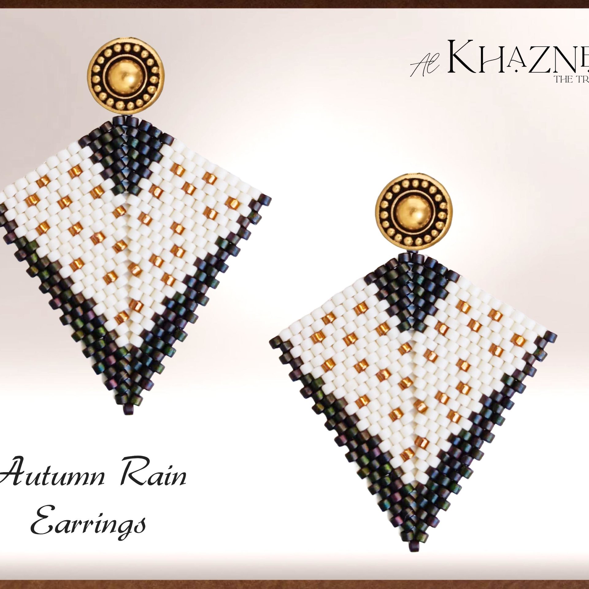 AUTUMN RAIN Kite Earrings Pattern