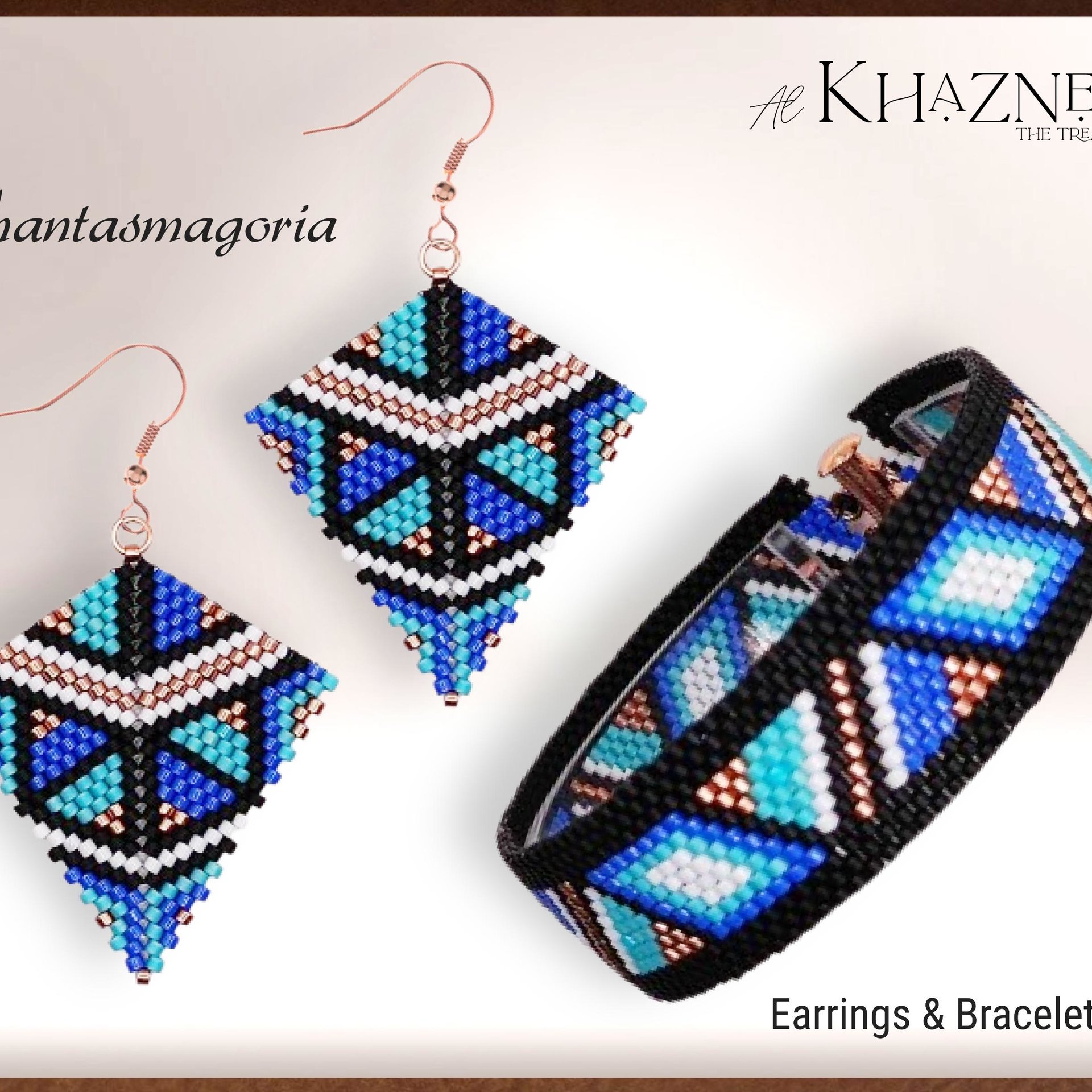 PHANTASMAGORIA Earrings & Bracelet SET