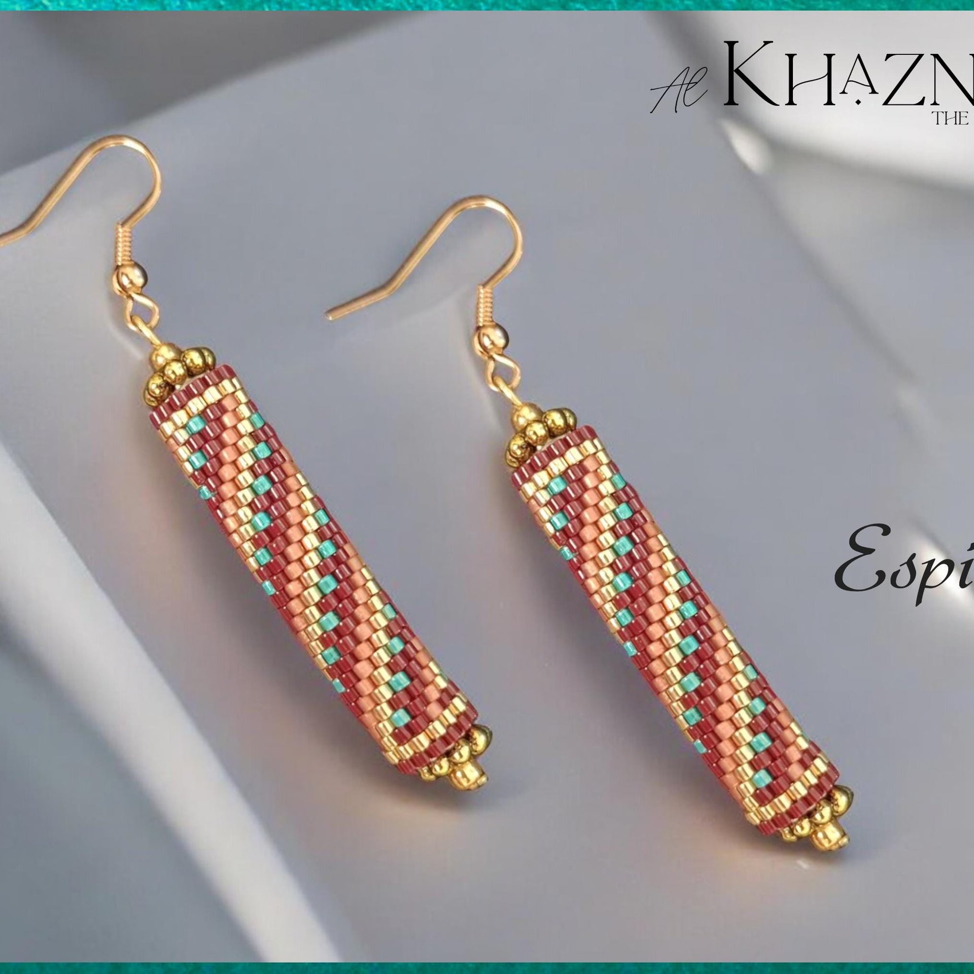 ESPIRAL - Even Peyote Tube Earrings