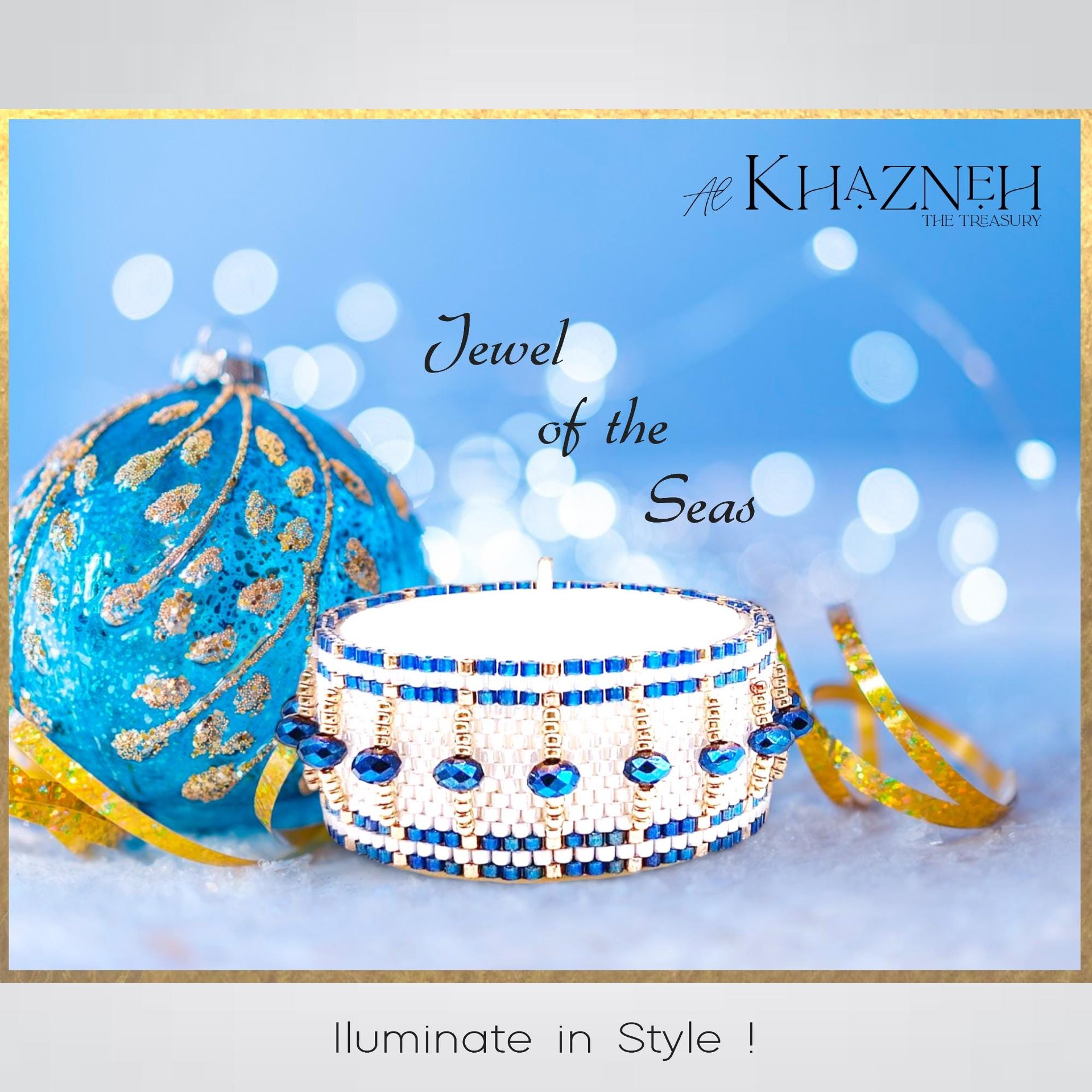 JEWEL of the SEAS - Tealight Cover TUTORIAL - Odd Peyote