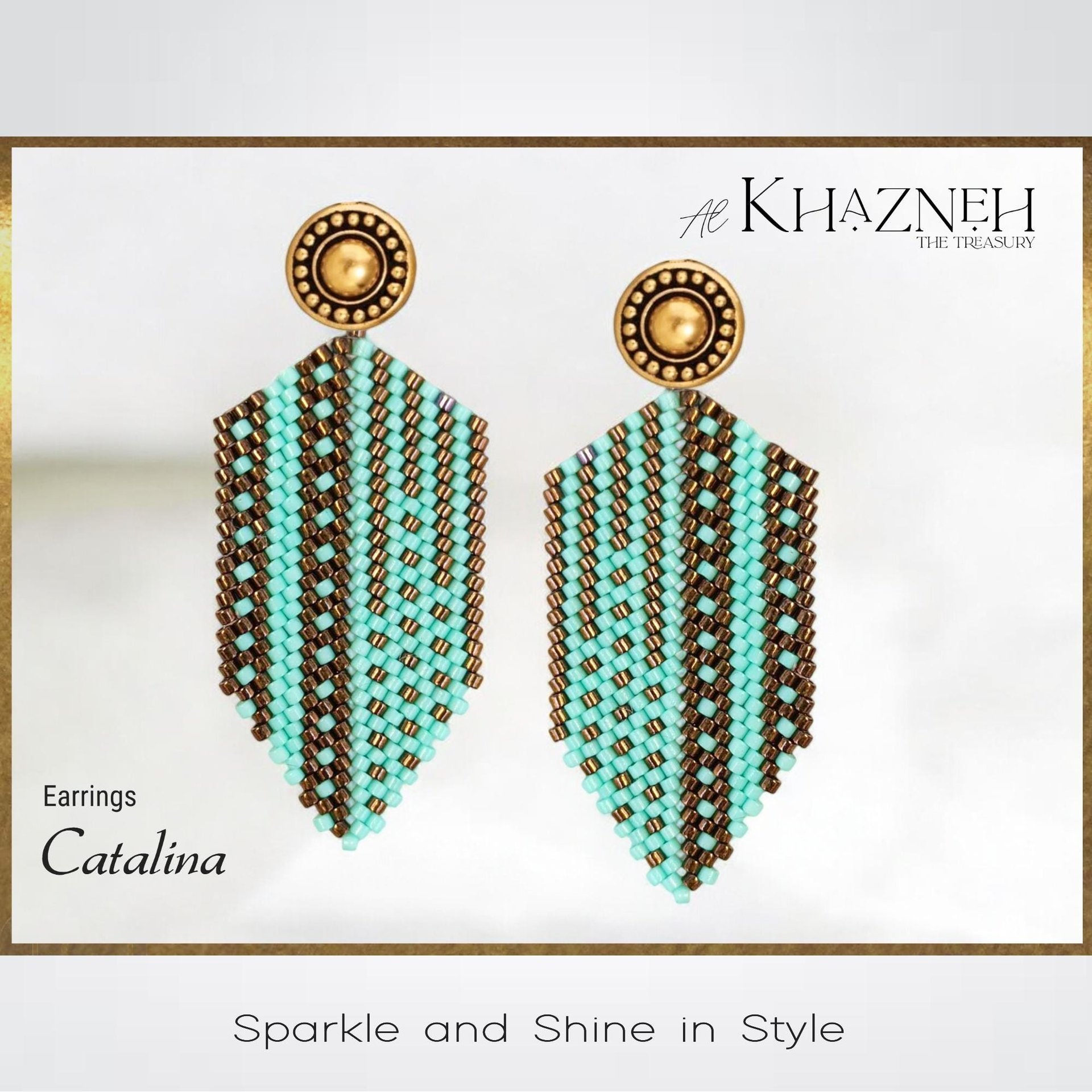 CATALINA Peyote Earrings Pattern