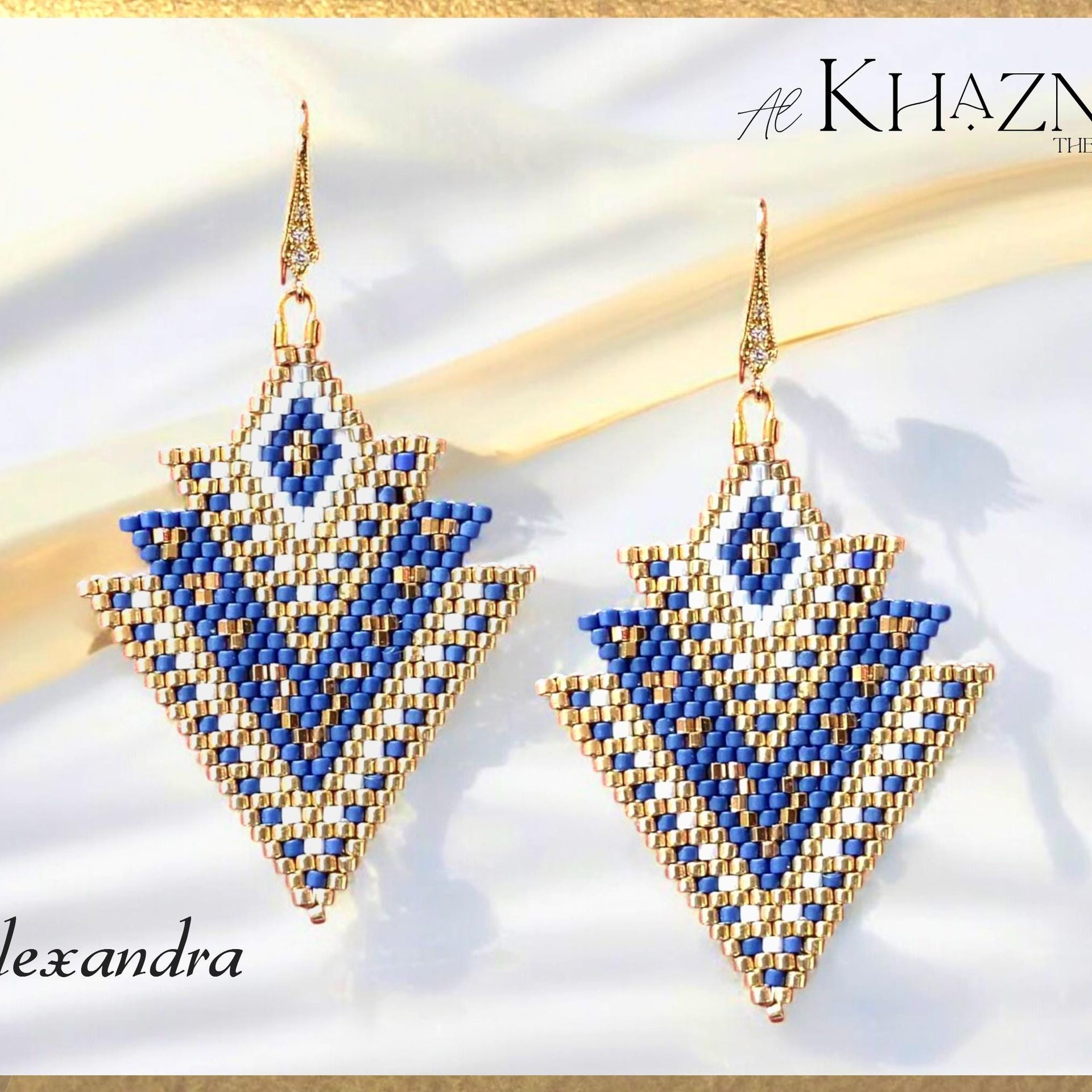 BRICK STITCH Earrings ALEXANDRA