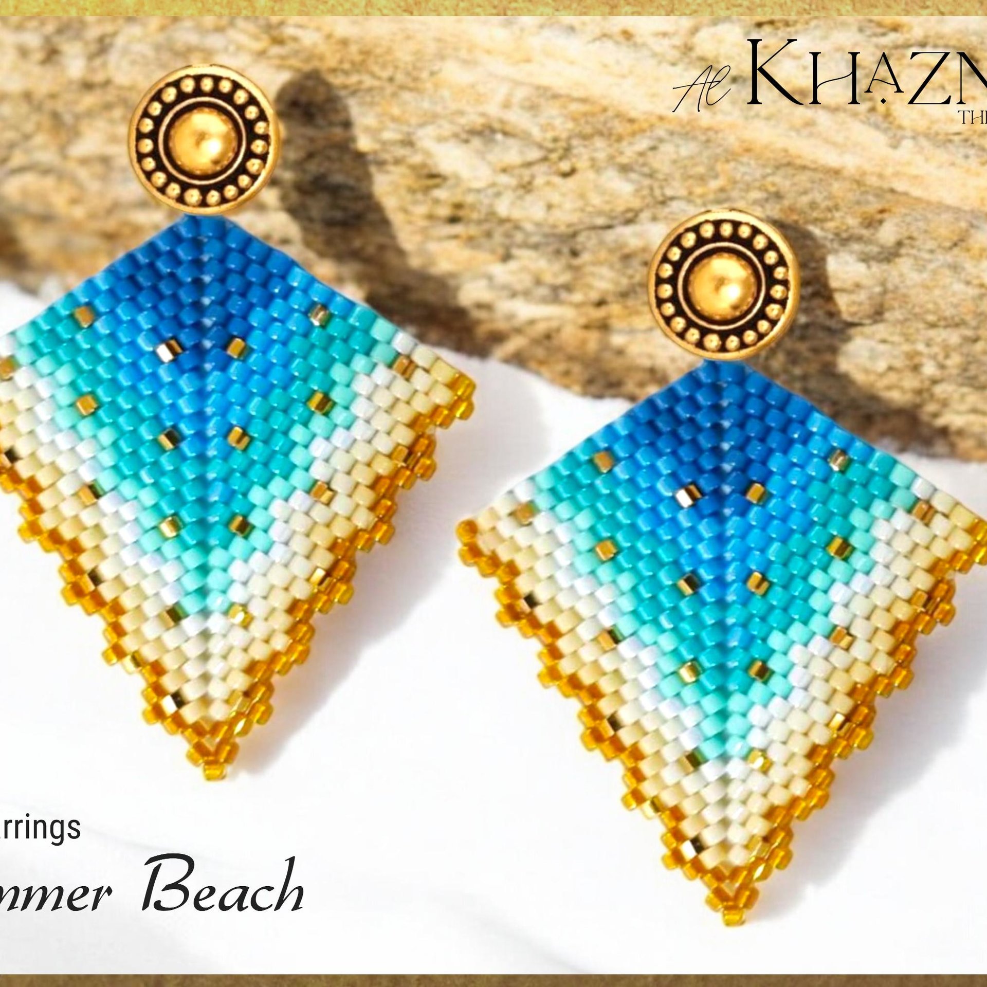 SUMMER BEACH - Kite Earrings Pattern