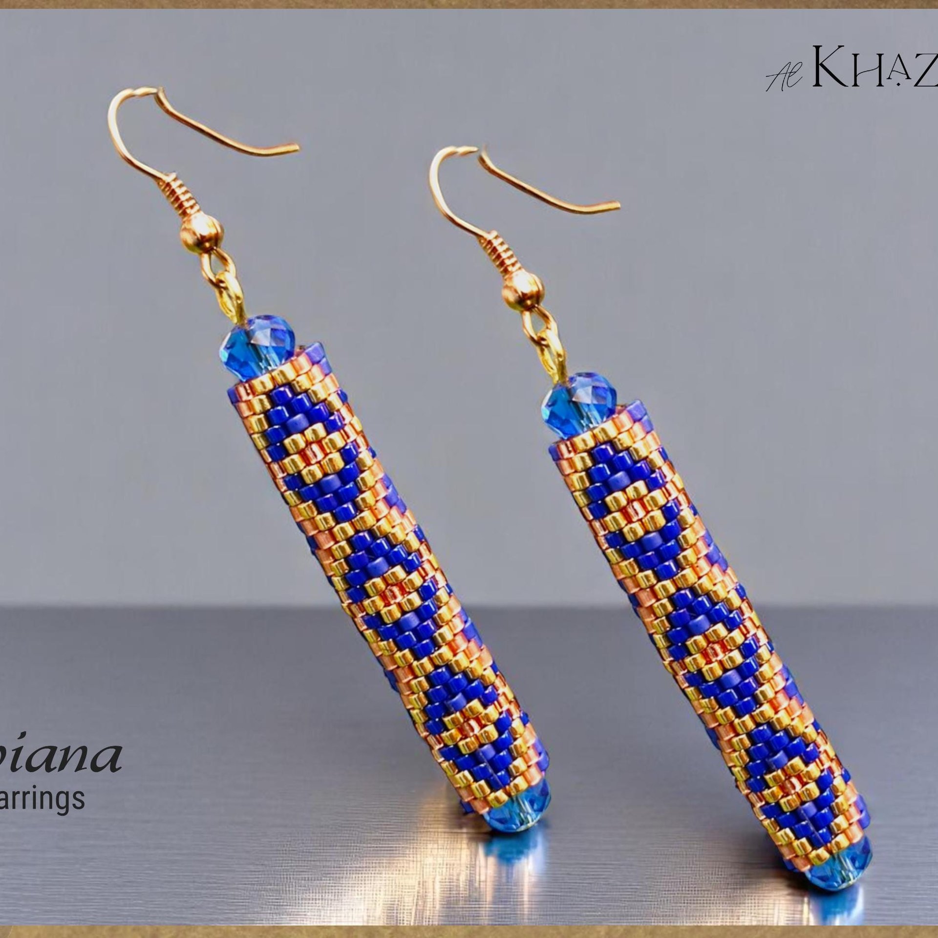 LIVIANA - Odd Peyote Tube Earrings Pattern