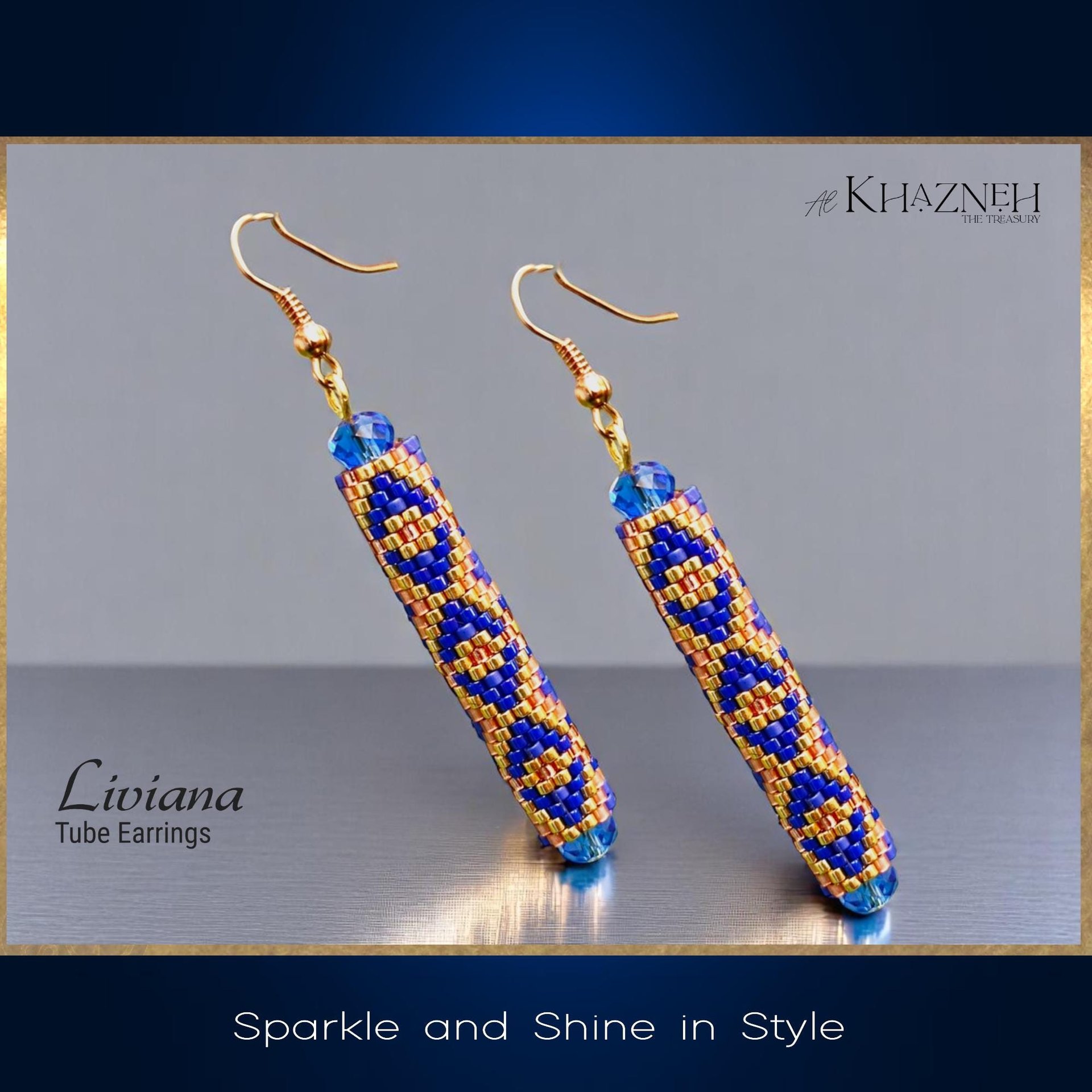 LIVIANA - Odd Peyote Tube Earrings Pattern