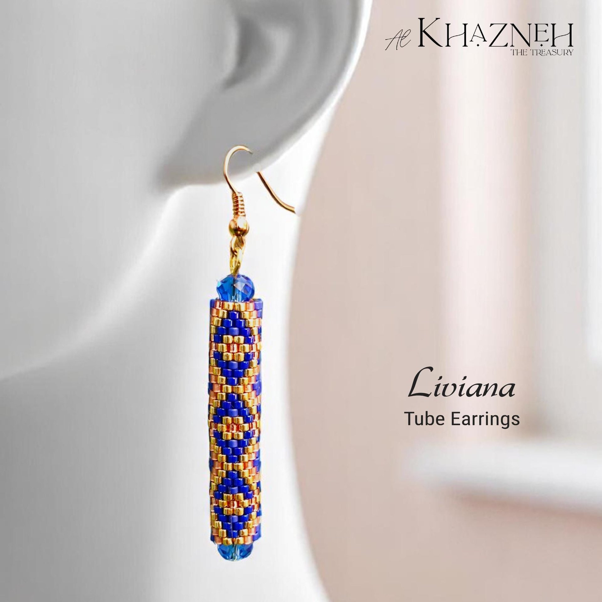 LIVIANA - Odd Peyote Tube Earrings Pattern