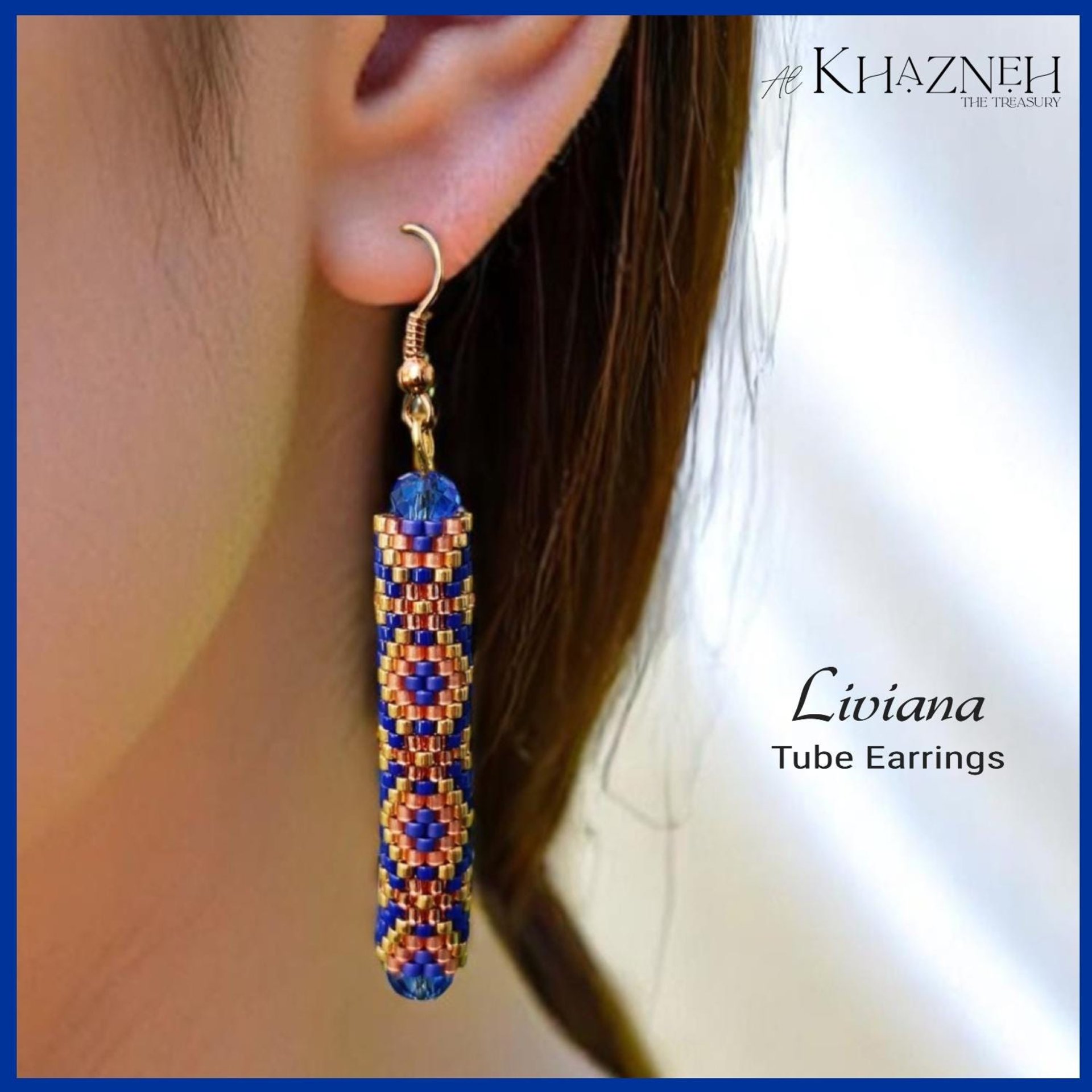 LIVIANA - Odd Peyote Tube Earrings Pattern