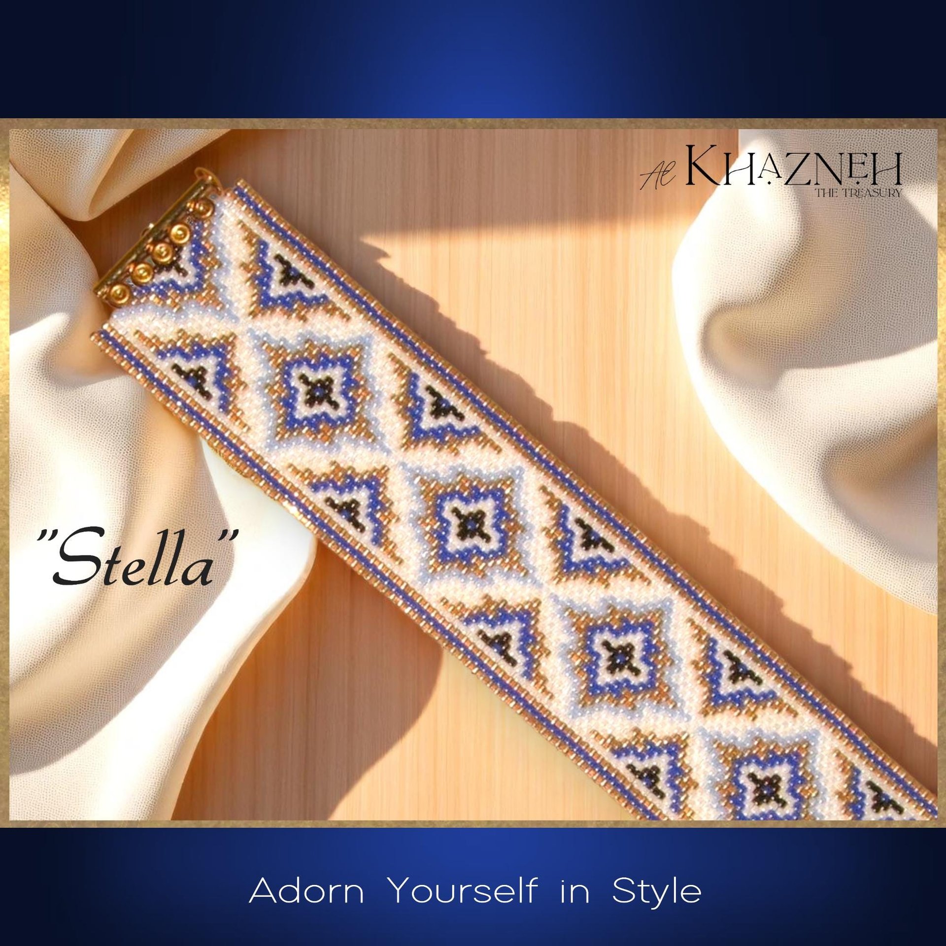 Peyote Bracelet Pattern "STELLA"