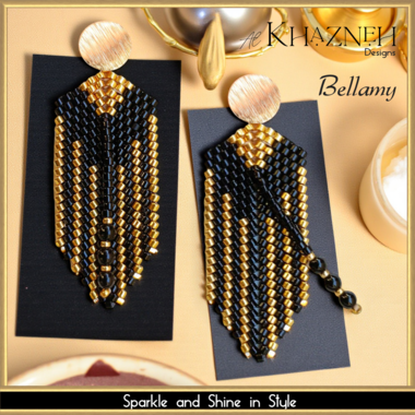 BELLAMY - Elegant Peyote Earrings Pattern