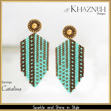 CATALINA Peyote Earrings Pattern