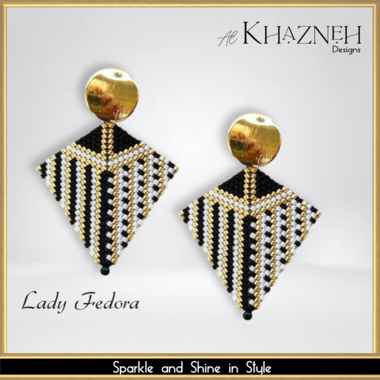 LADY FEDORA Kite Earrings Pattern